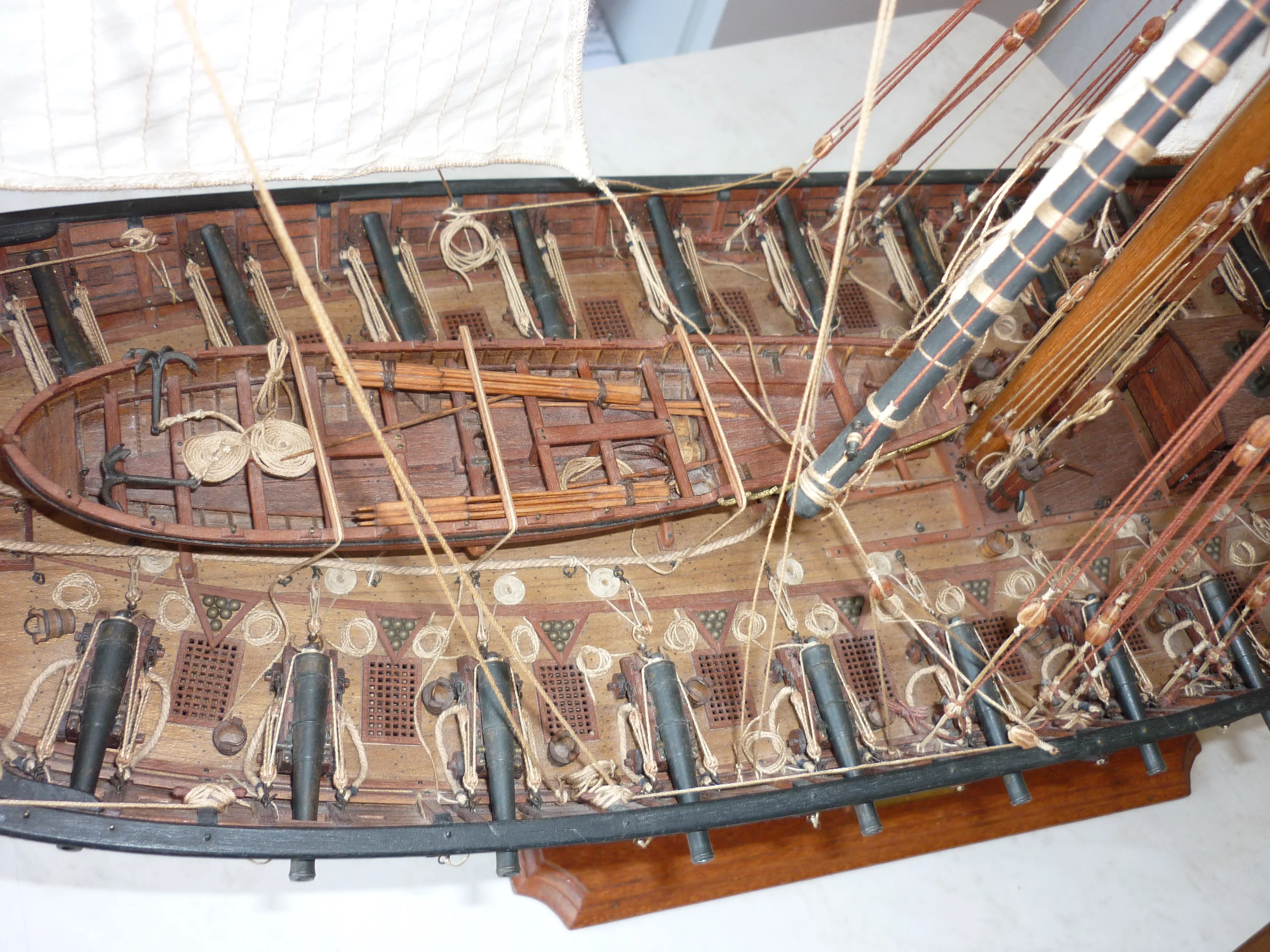 Модель корабля Шебека «Le Requin»  - Верфь на Столе