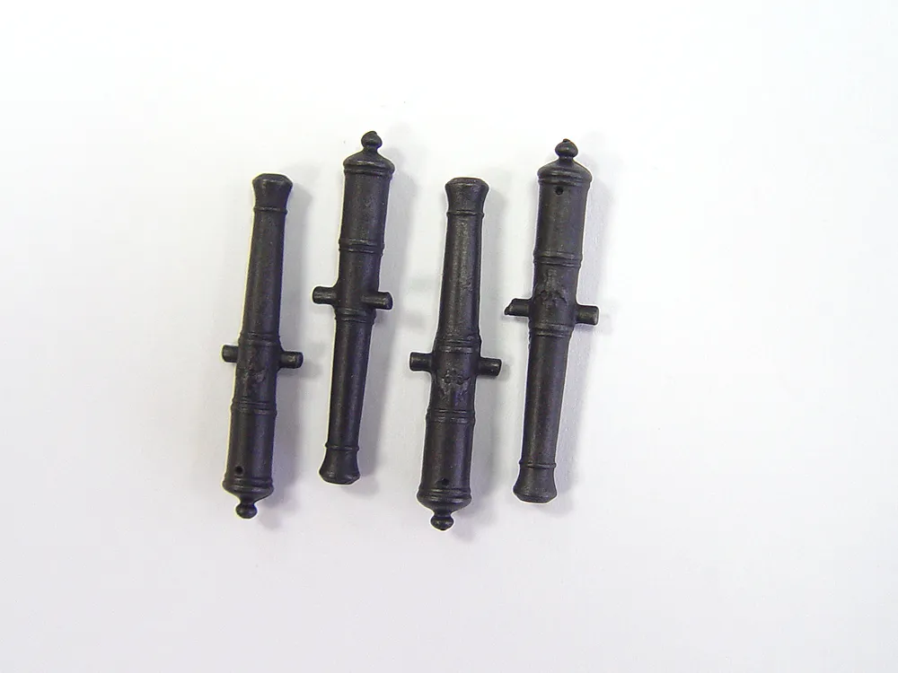 Cтвол пушки с гербом 28 мм, литье, 4 шт