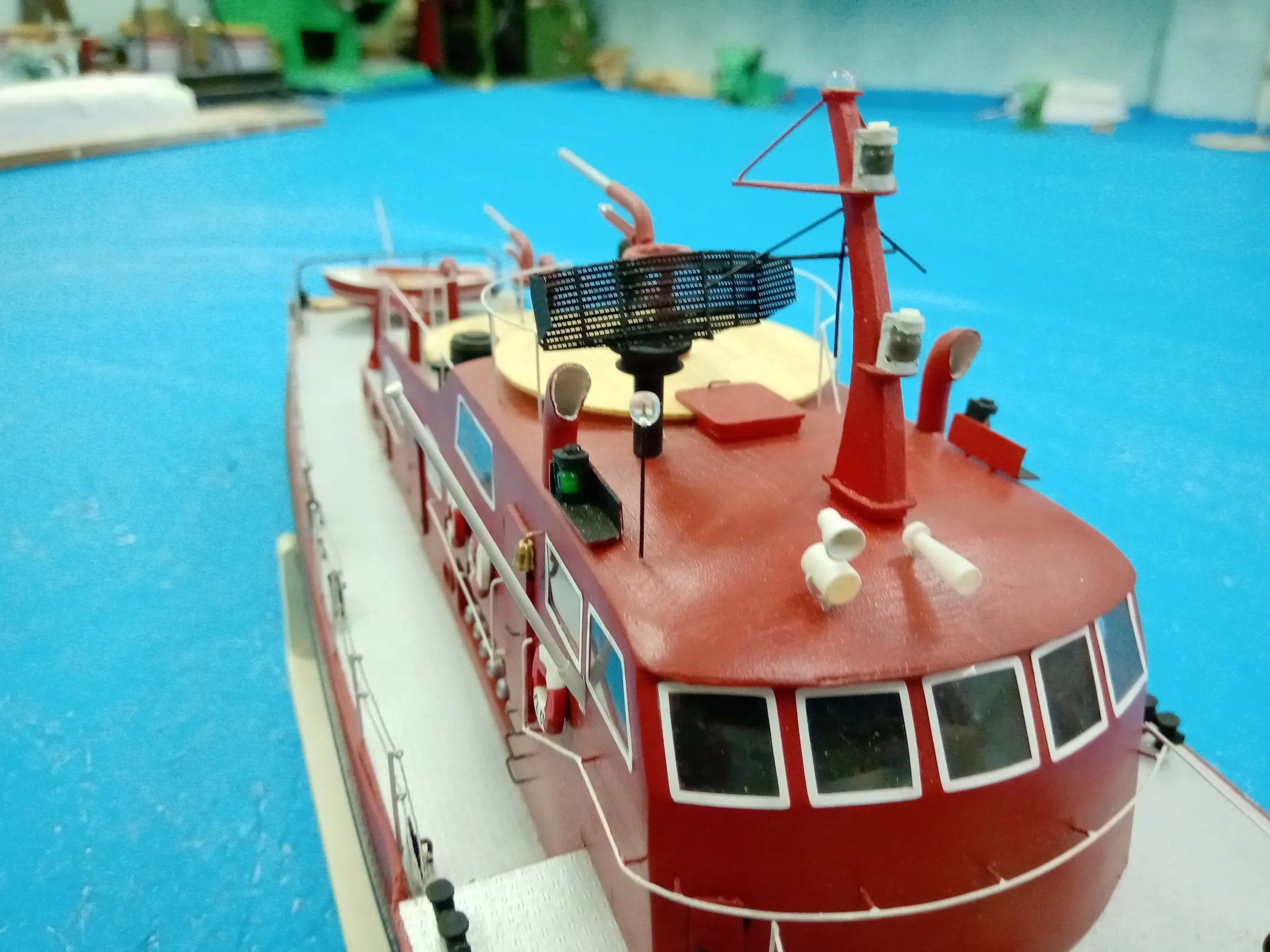 Модель корабля Düsseldorf - Верфь на Столе