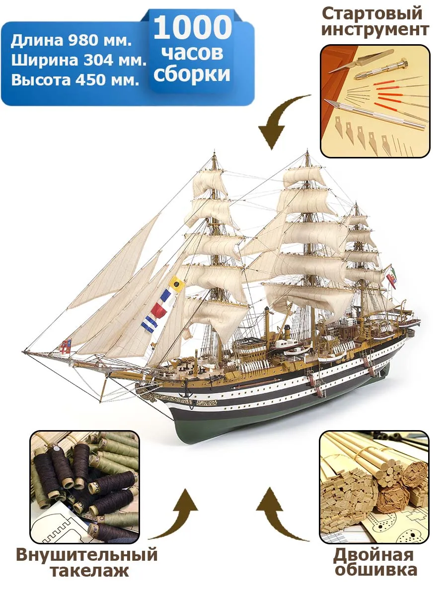 Amerigo Vespucci + (Стартовый набор инструментов) Amerigo Vespucci + (Стартовый набор инструментов)