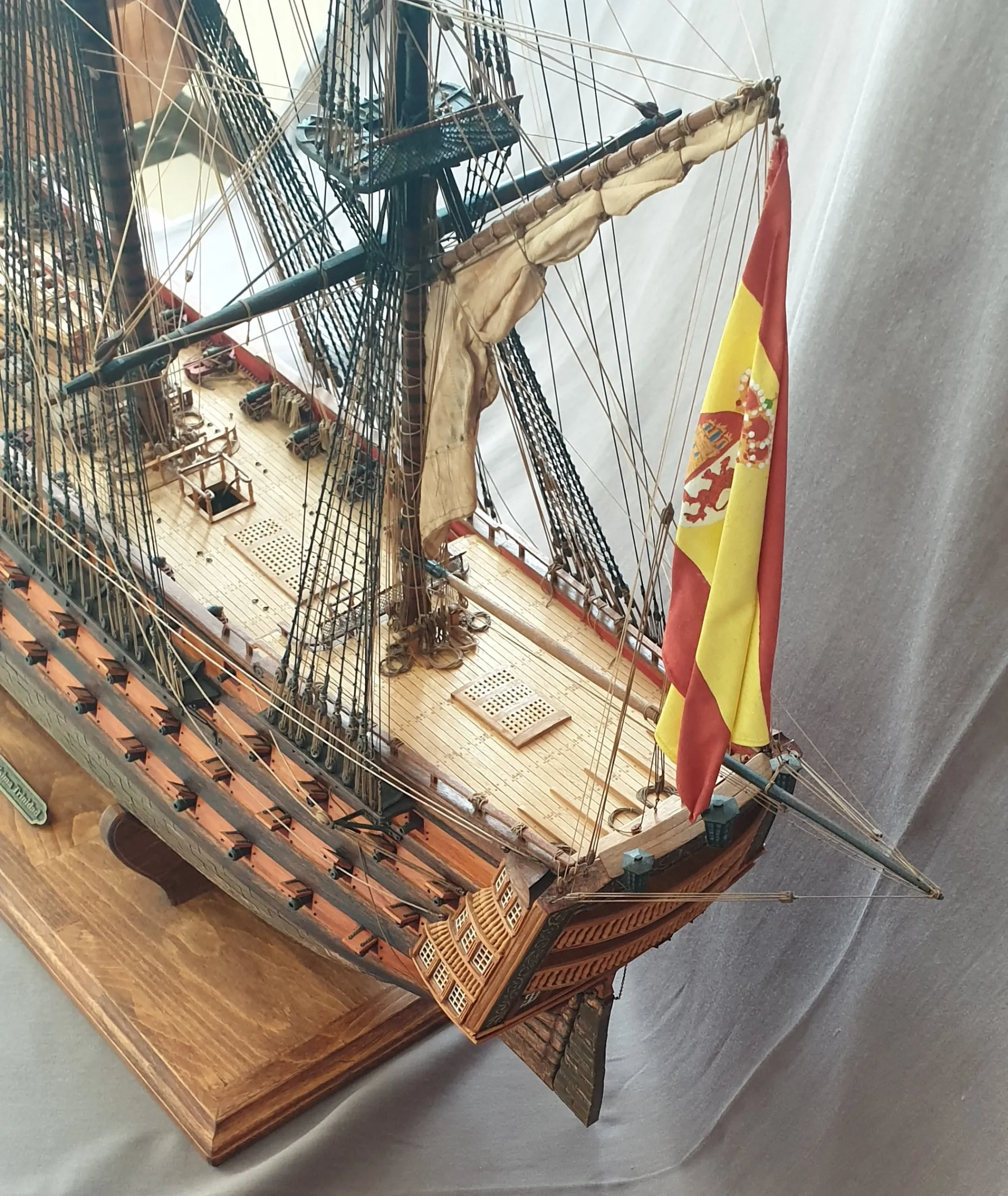 Модель корабля Santisima Trinidad (Испания), 1975 г. - Верфь на Столе