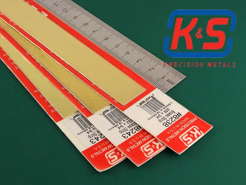 Полоска латунная 19х0,6 мм, 1 шт