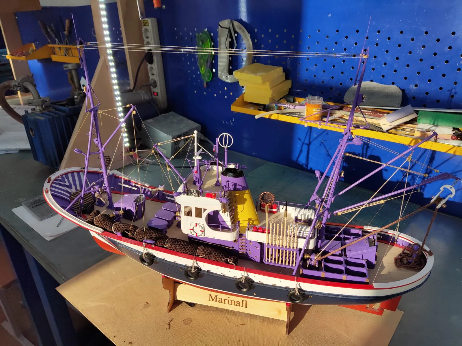 Модель корабля Рыболовное судно «Marina II» - Верфь на Столе