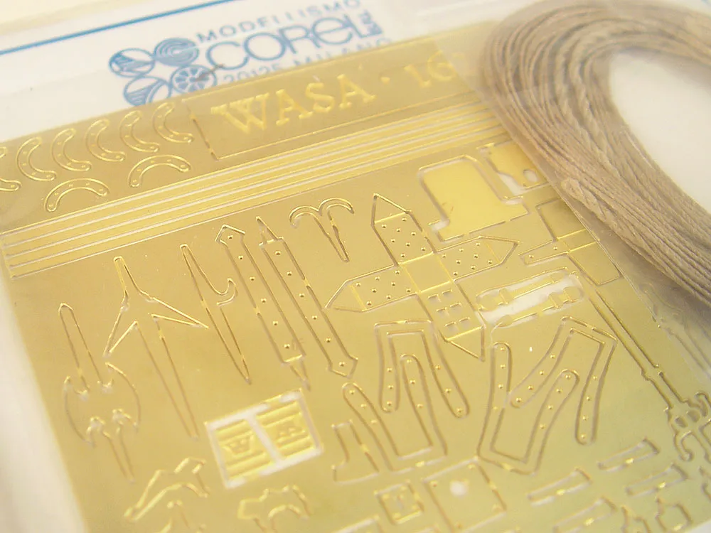 деревянная модель корабля Wasa сечение