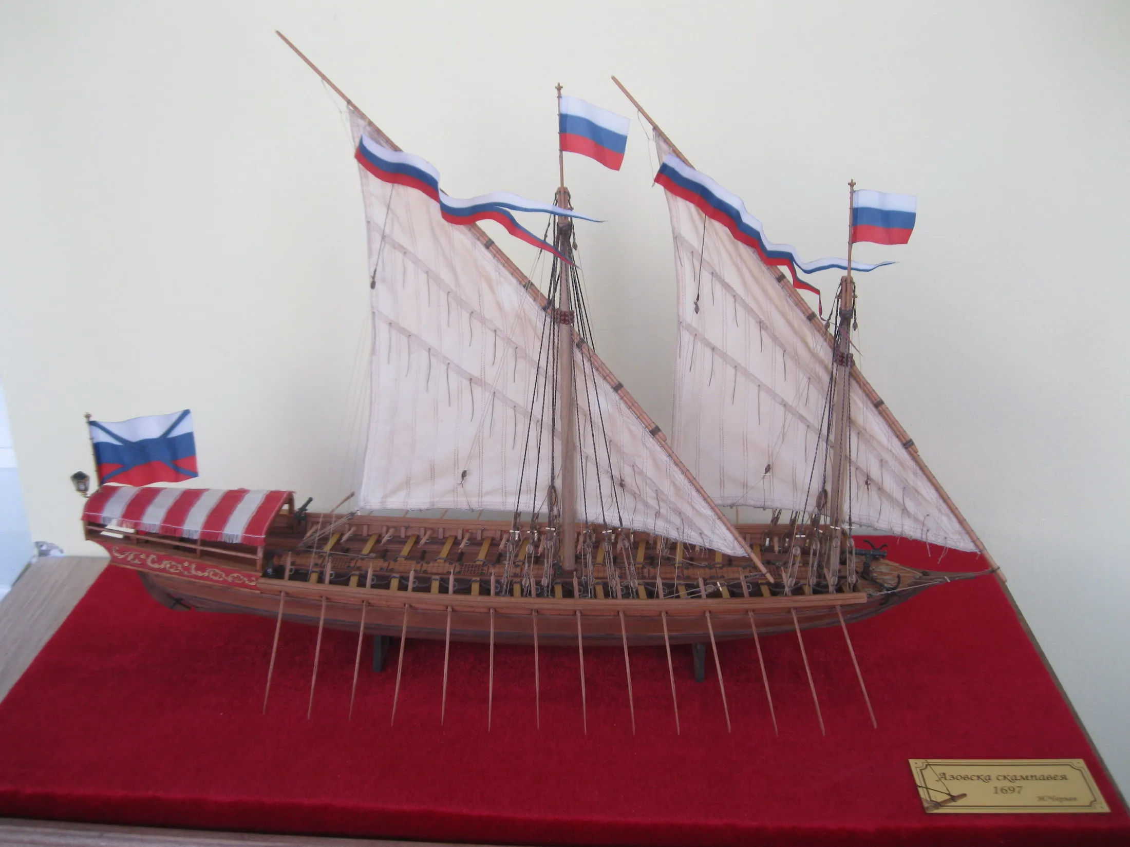Модель корабля Азовская Скампавея - Верфь на Столе