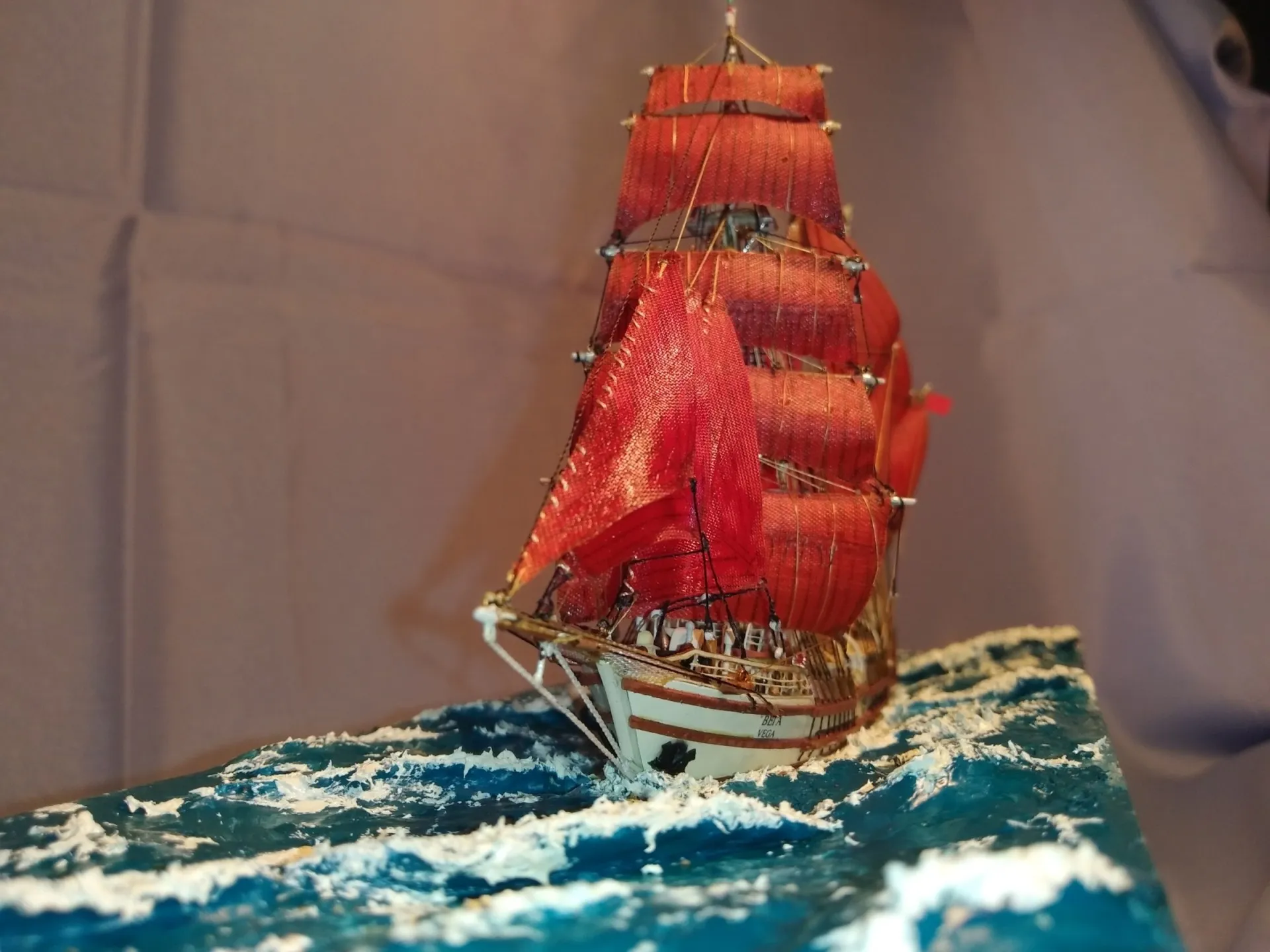 Модель корабля Баркентина "Вега" II - Верфь на Столе