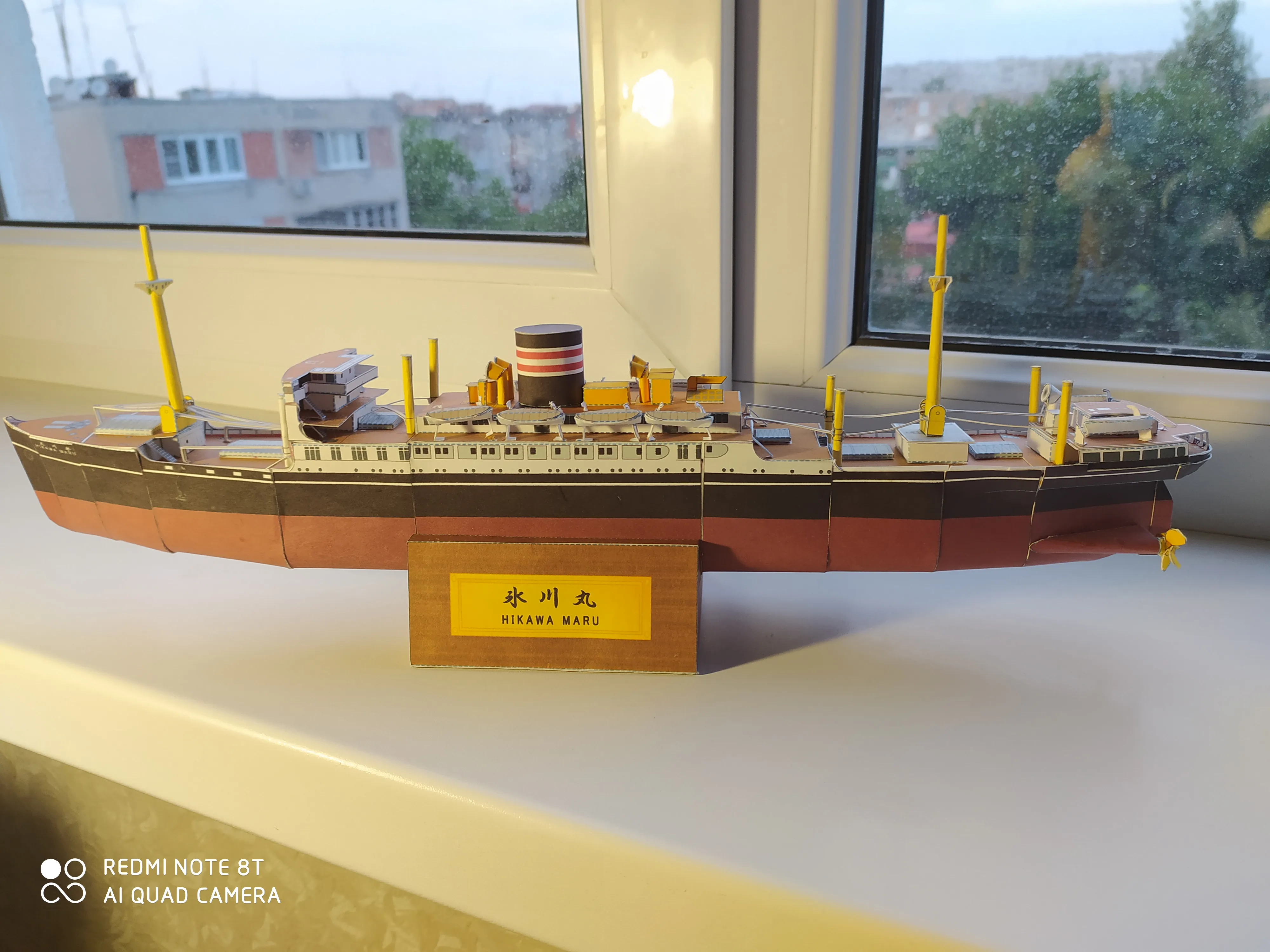 Модель корабля теплоход «Hikawa Maru» - Верфь на Столе