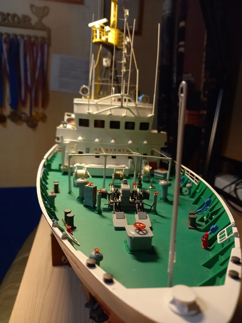 Модель корабля СТР 503 проект «Rutsava» тип. Альпинист - Верфь на Столе