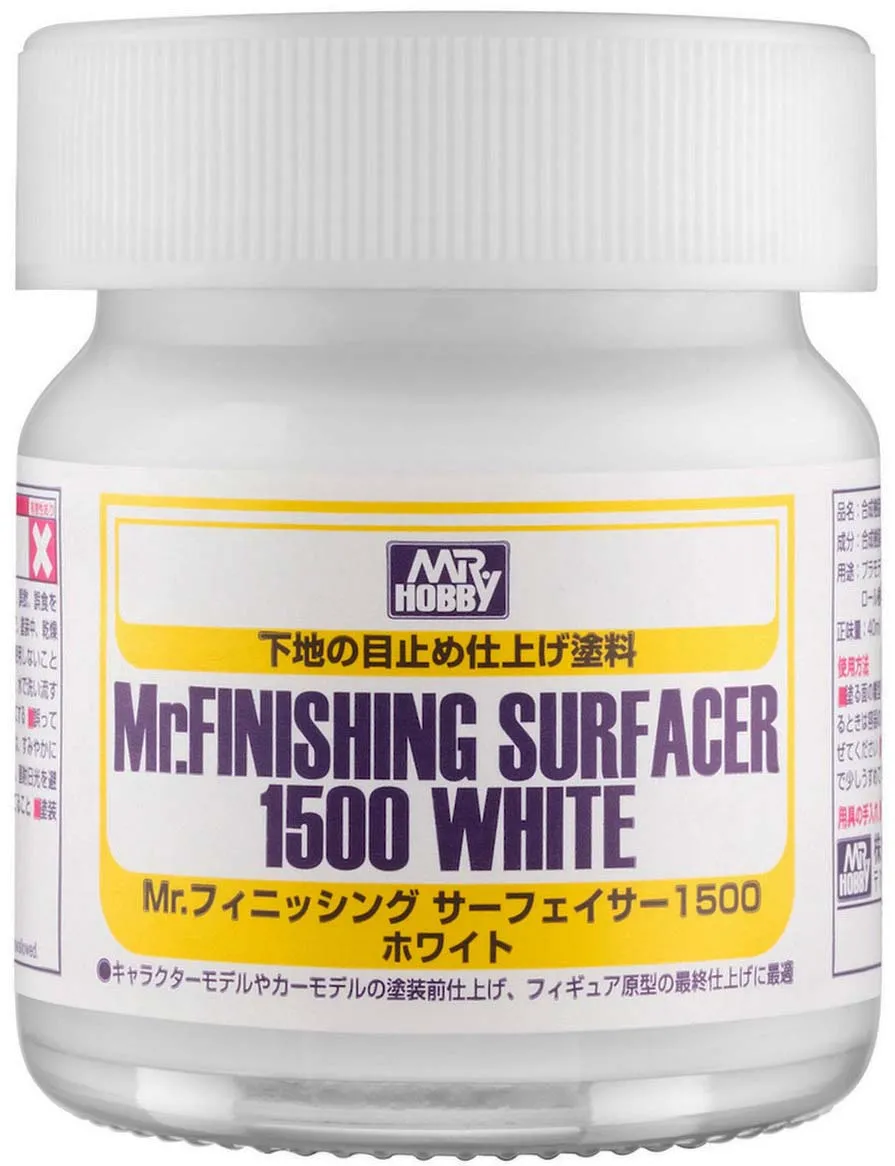 Грунтовка финишная белая SF-291, Mr Finishing surfacer 1500, 40 мл Грунтовка финишная белая SF-291, Mr Finishing surfacer 1500, 40 мл