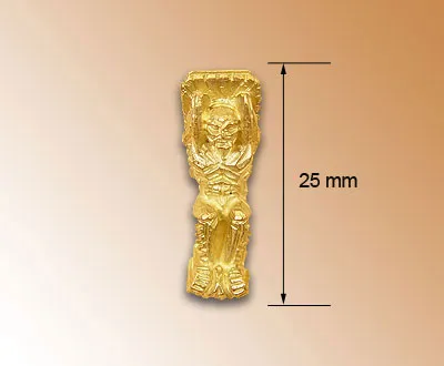 Декоративный элемент, кница, 25 мм, металл