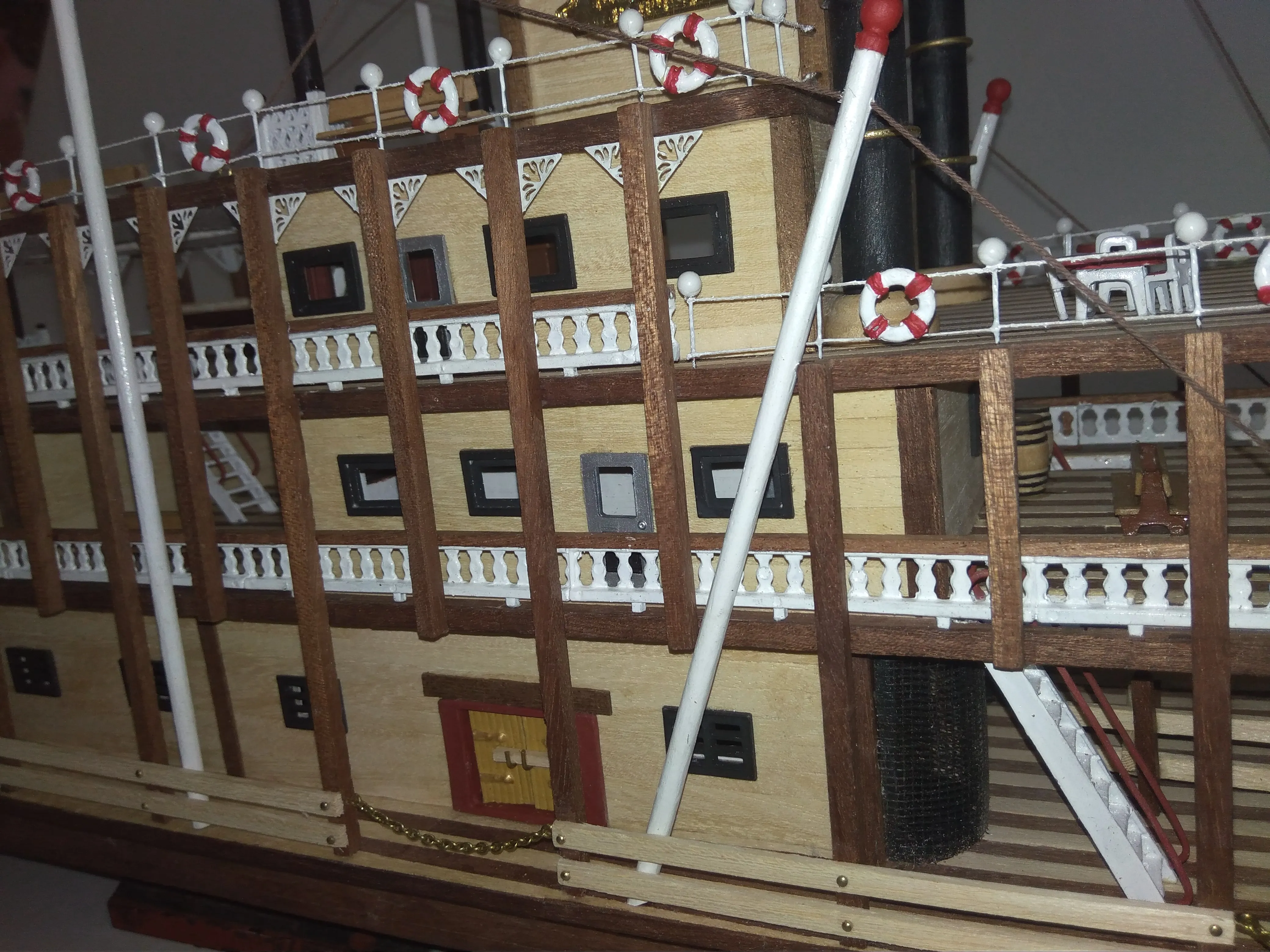 Модель корабля Колесный пароход "MISSISSIPPI" - Верфь на Столе