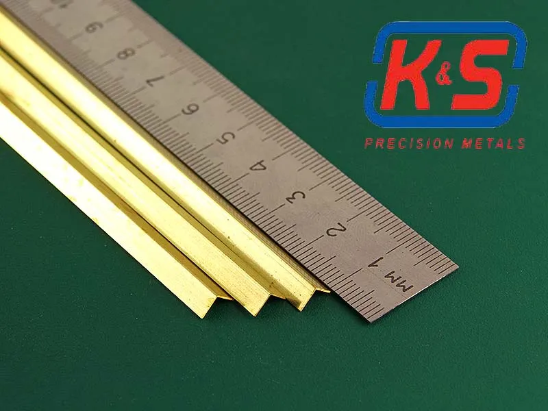 Тонкостенный уголок, латунь 4,8 мм, 1 шт