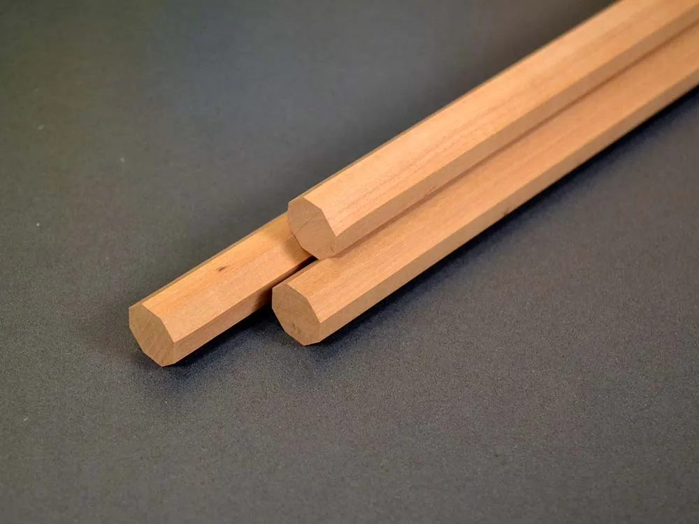 Рейка восьмигранная 14х14 мм, груша, 1 шт