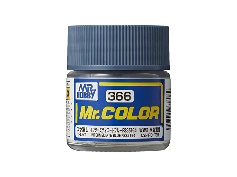 Краска Mr Color, средняя синяя FS35164, матовая, C 366, 10 мл