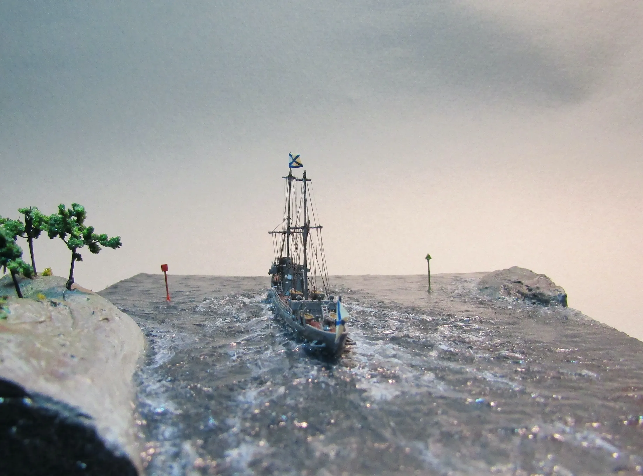 Модель корабля Эскадренный миноносец «Сибирский стрелок» 1906 г. - Верфь на Столе