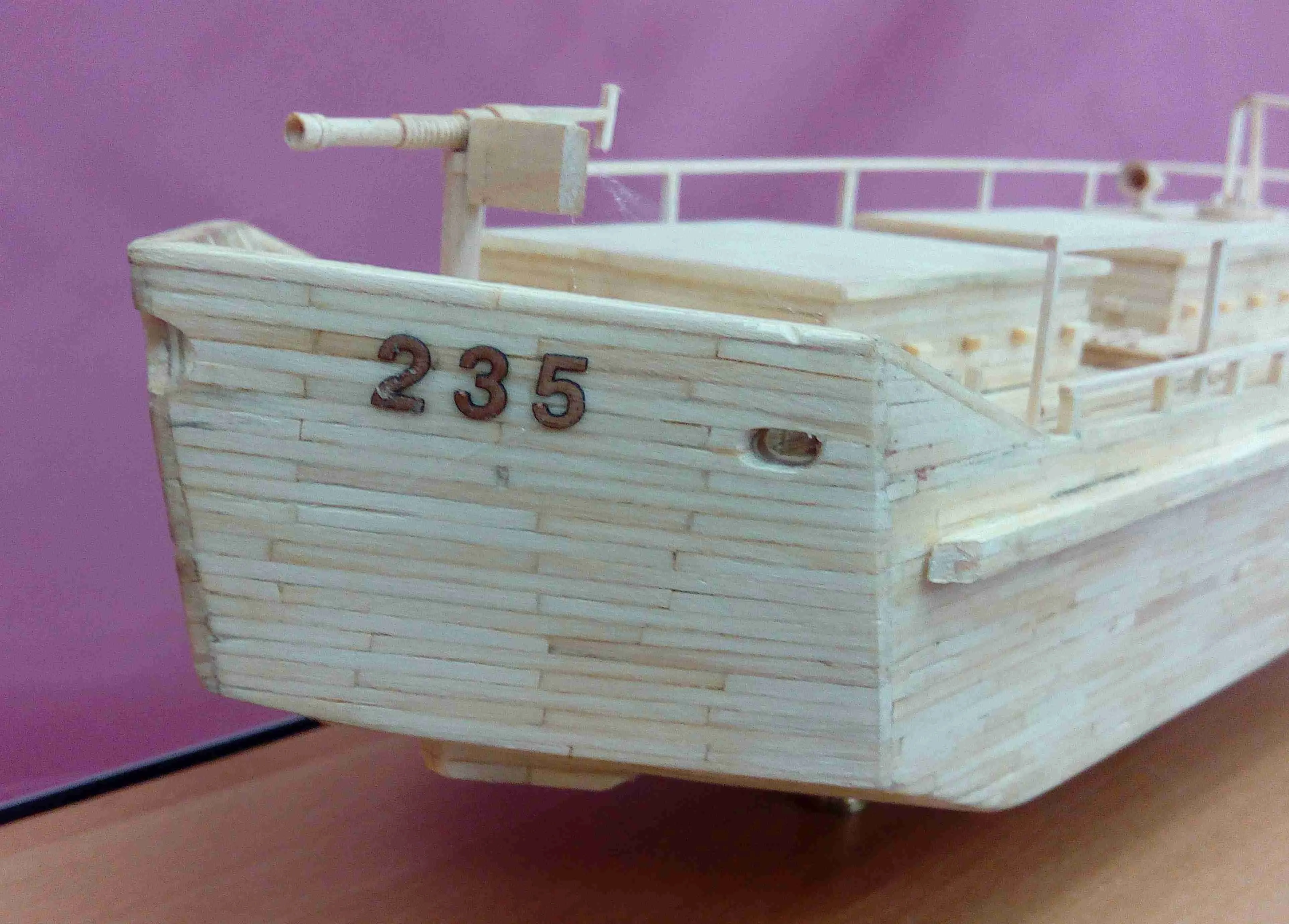 Модель корабля Самоходный плашкоут Ленинградской постройки типа «Тендер» - Верфь на Столе