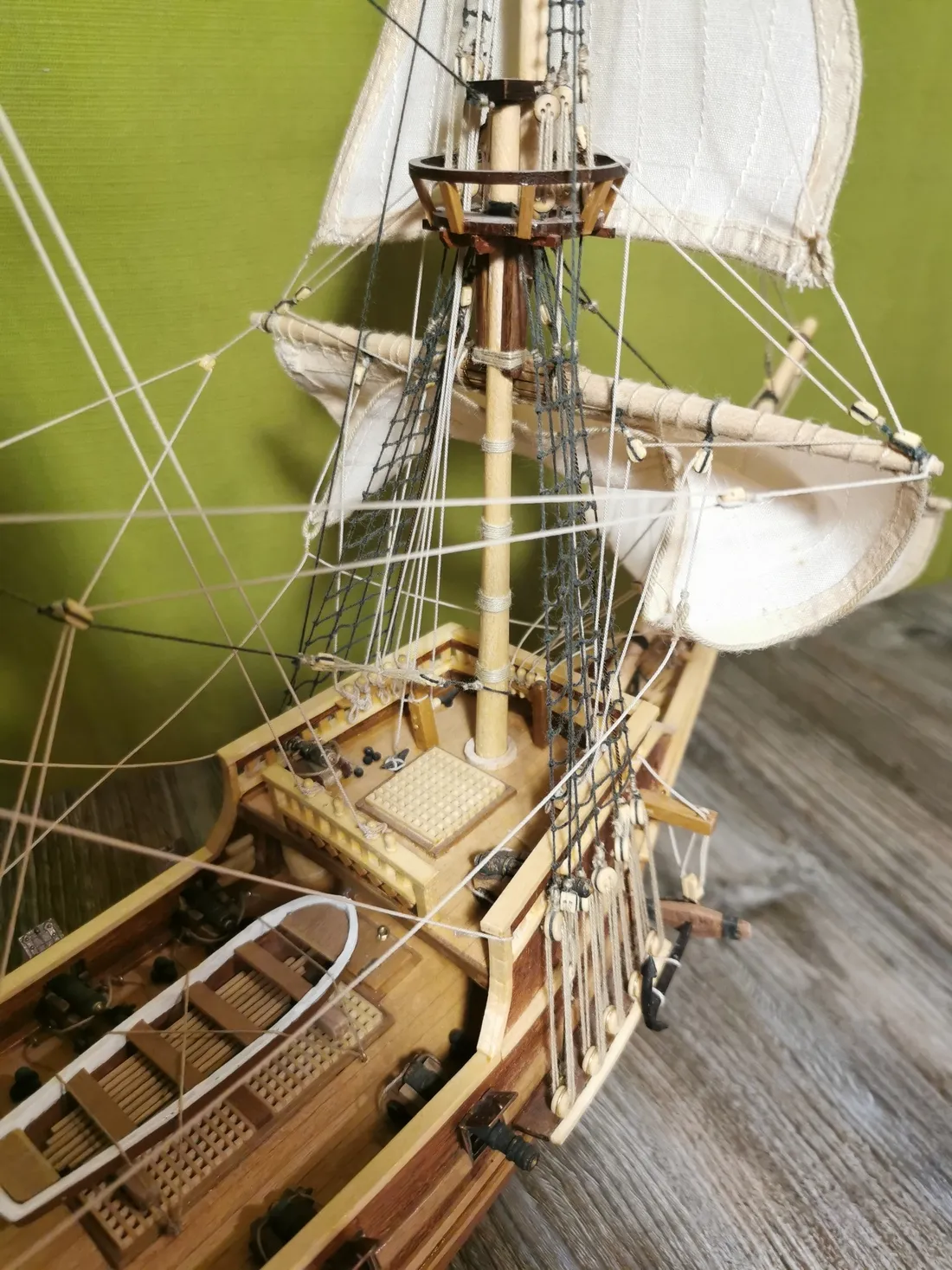 Модель корабля Золотая Лань - Верфь на Столе