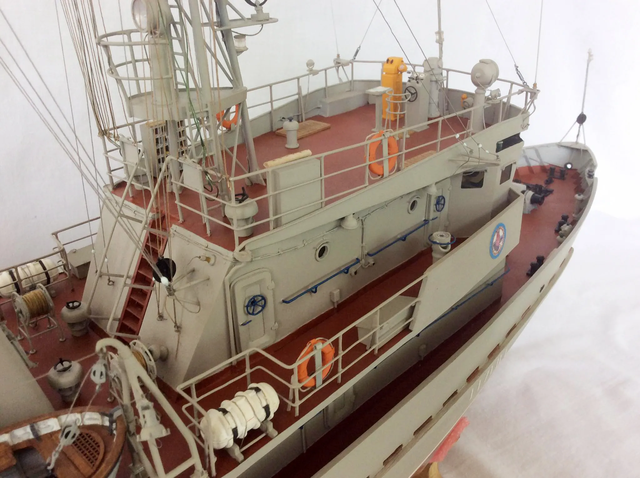 Модель корабля Водолазный бот проекта 535 типа "Краб"  - Верфь на Столе