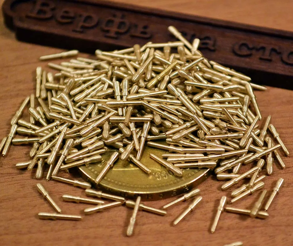 Нагель, латунь, 8 мм, 10 шт