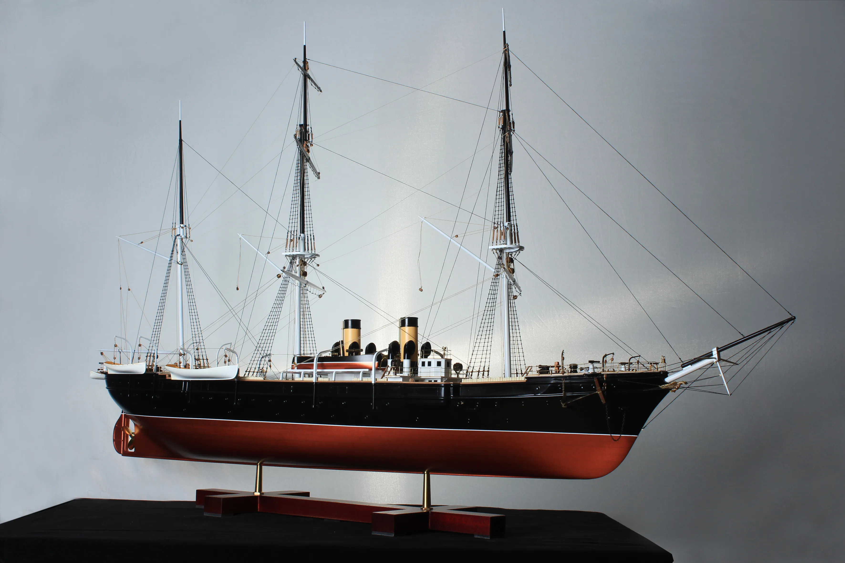 Модель корабля Корвет "Витязь" II 1884 г. - Верфь на Столе