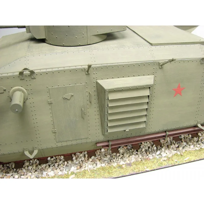 BDT, Shipyard, бумажная модель бронедрезины