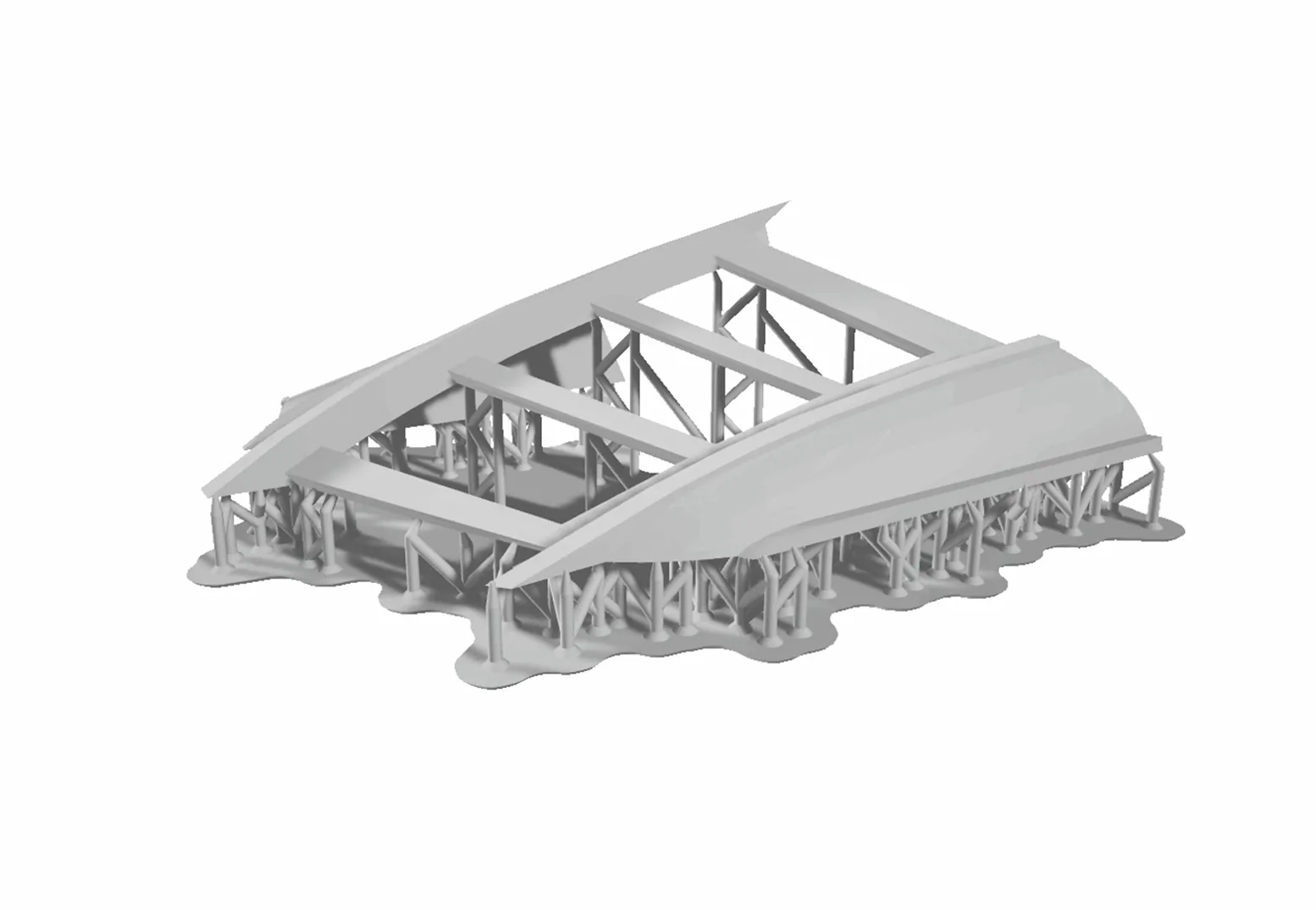 Корма 3D для HMS Ontario Корма 3D для HMS Ontario