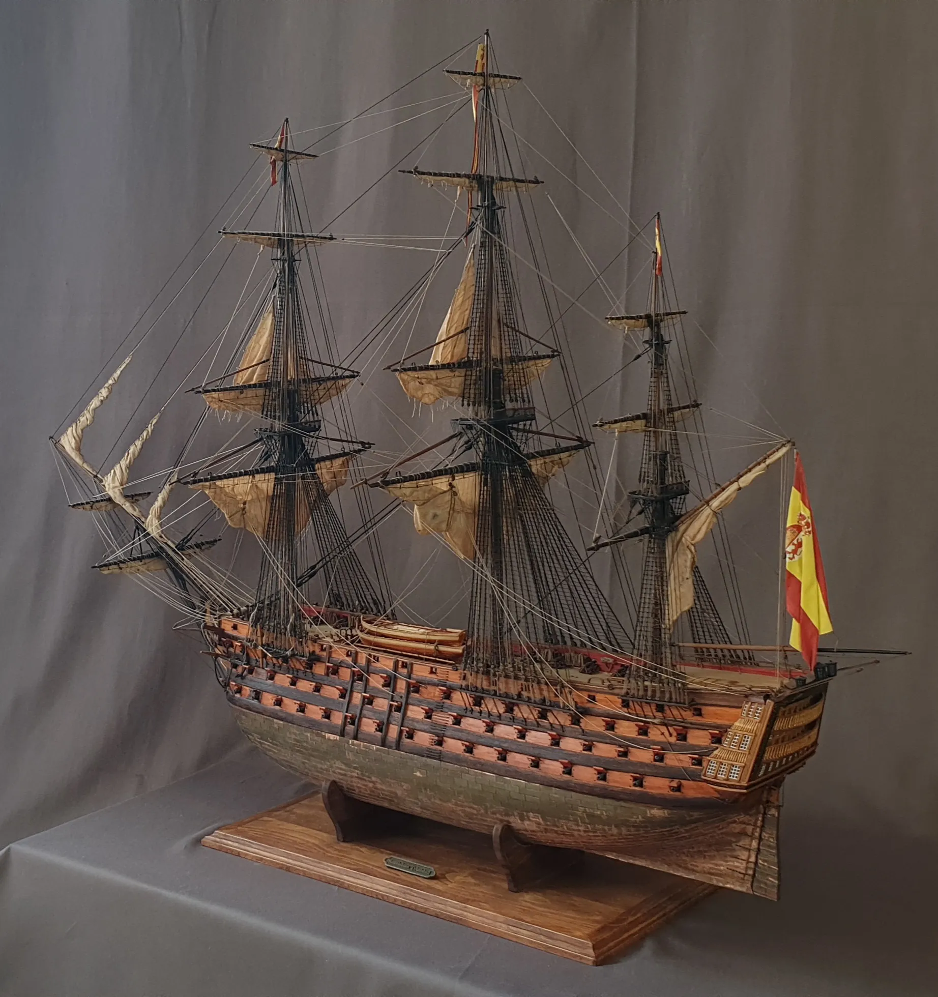 Модель корабля Santisima Trinidad (Испания), 1975 г. - Верфь на Столе