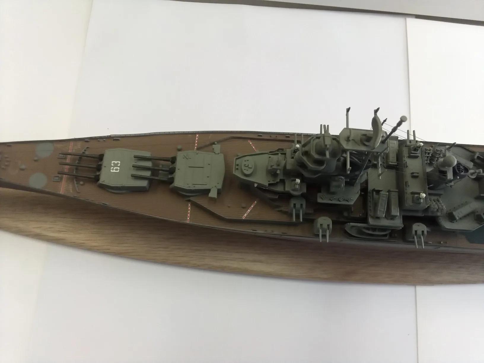 Модель корабля "Миссури" - Верфь на Столе