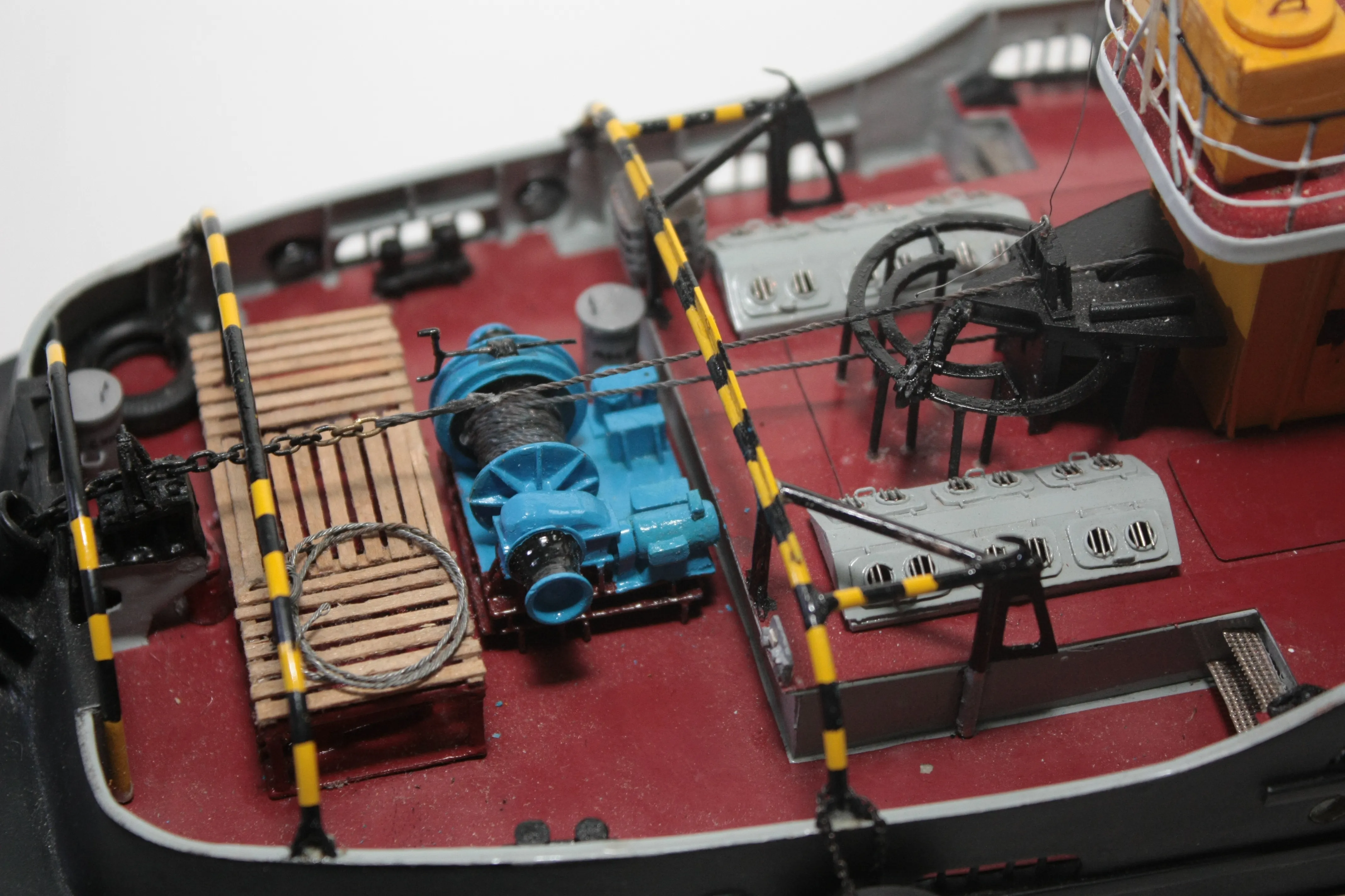 Модель корабля Буксир-толкач Шлюзовой-121 - Верфь на Столе