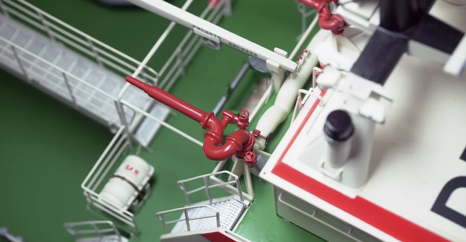 Модель корабля Cпасательный крейсер «HERMANN MARWEDE» - Верфь на Столе