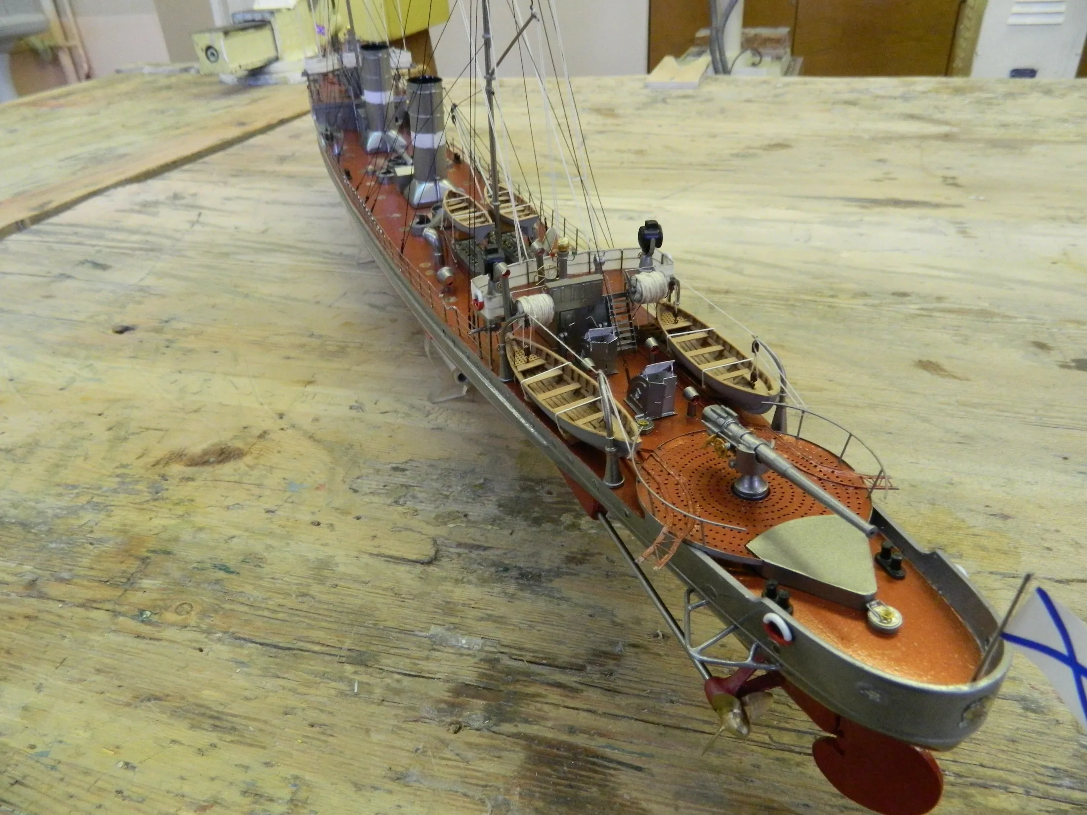 Модель корабля Эсминец «Пограничник» - Верфь на Столе