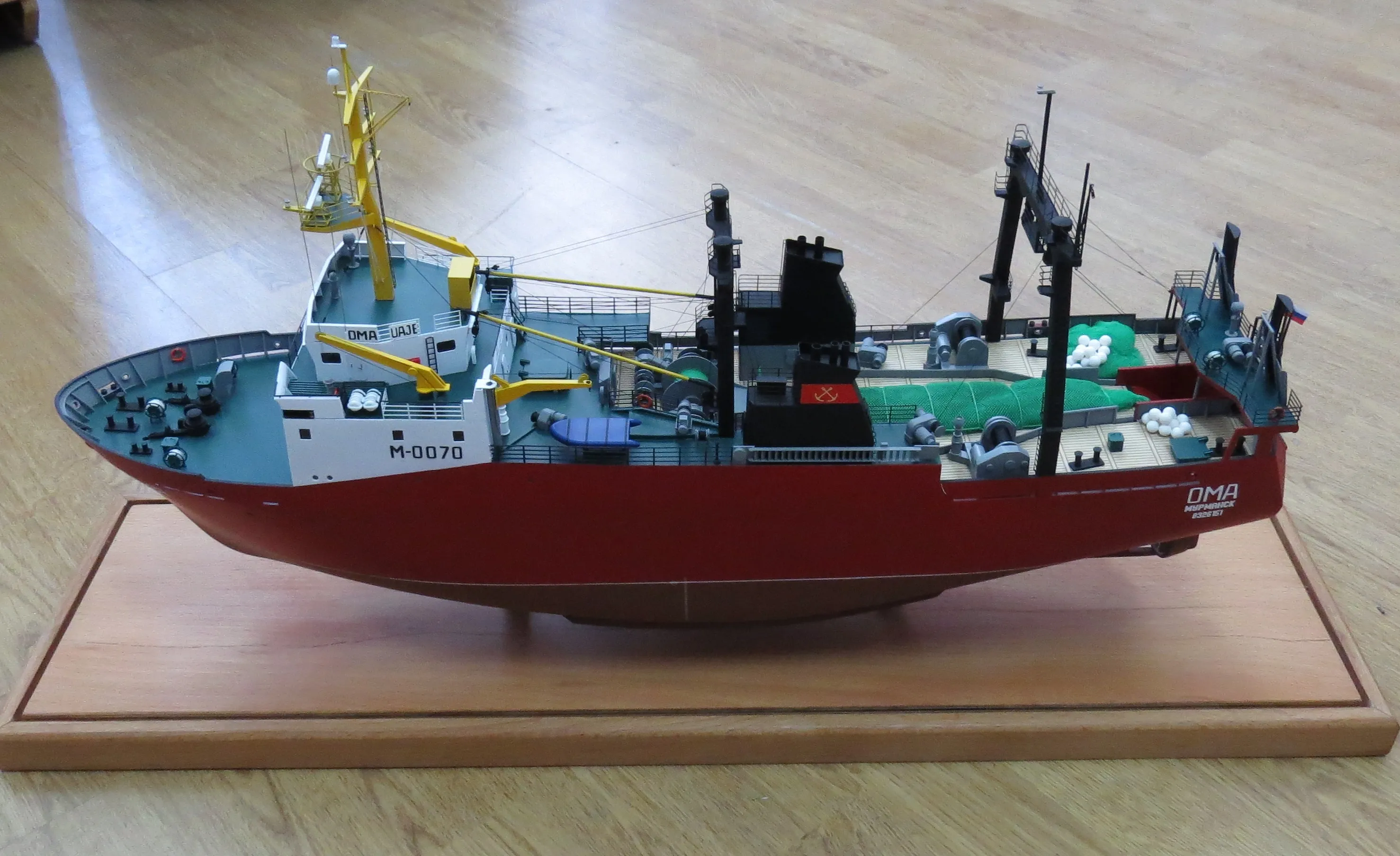Модель корабля Рыболовный траулер «Ома»  - Верфь на Столе