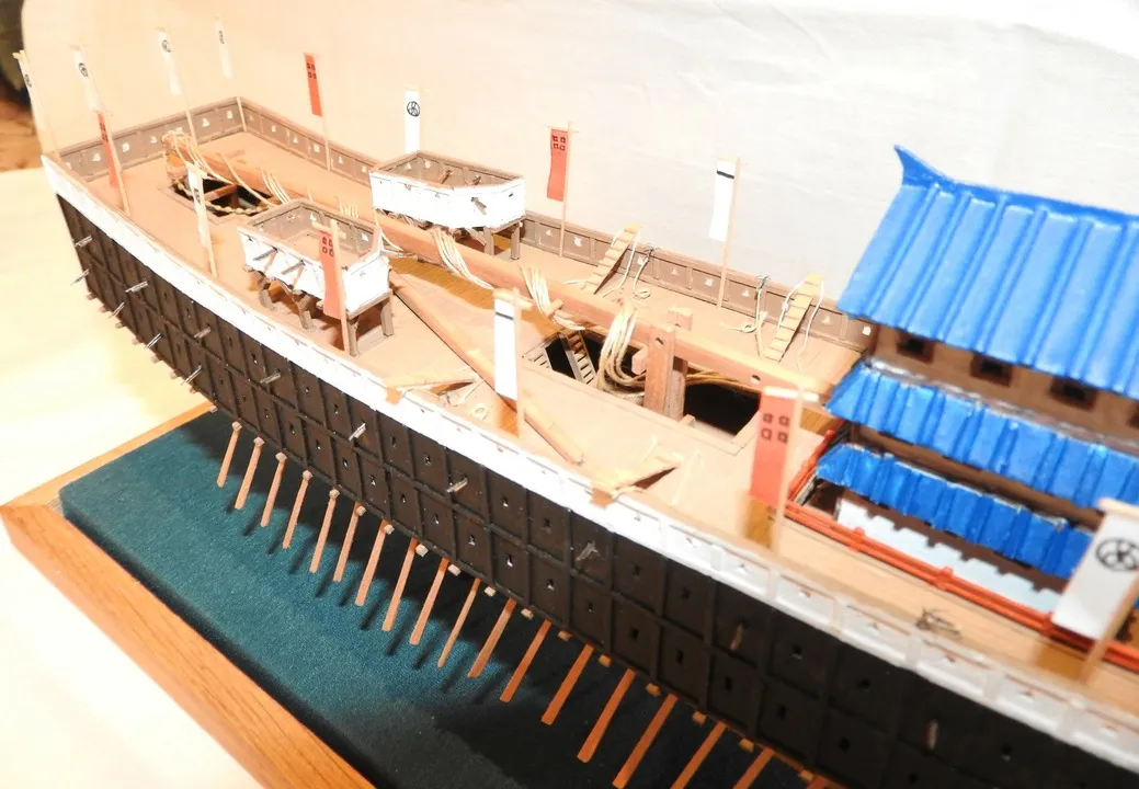 Модель корабля О'Атакебуне - Верфь на Столе