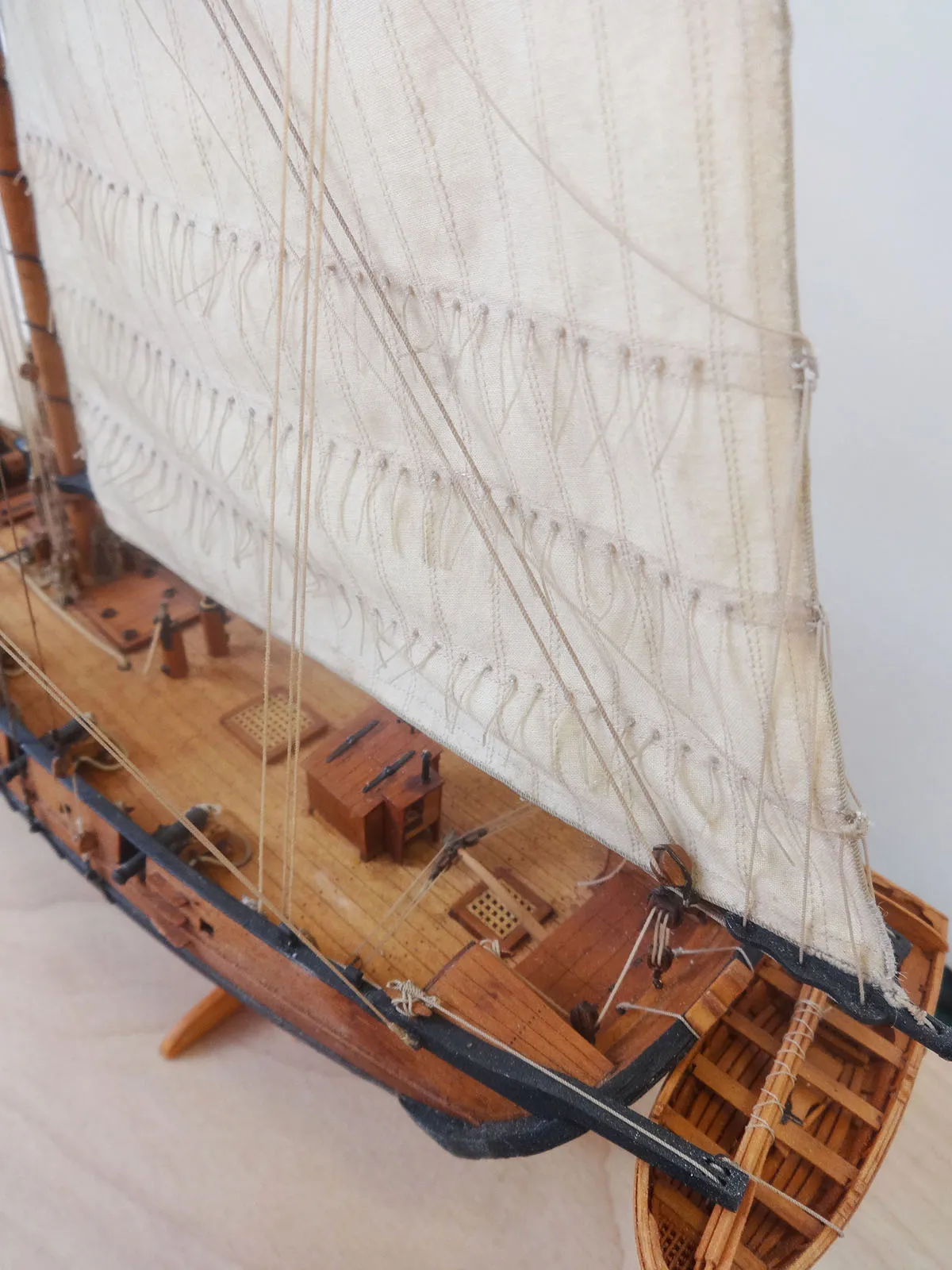 Модель корабля 8-и пушечный тендер «Авось», 1806 г. - Верфь на Столе