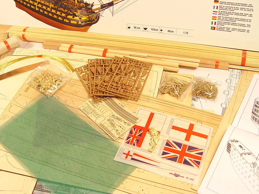 HMS Victory, длина 134 см (НЕКОНДИЦИЯ) HMS Victory, длина 134 см (НЕКОНДИЦИЯ)