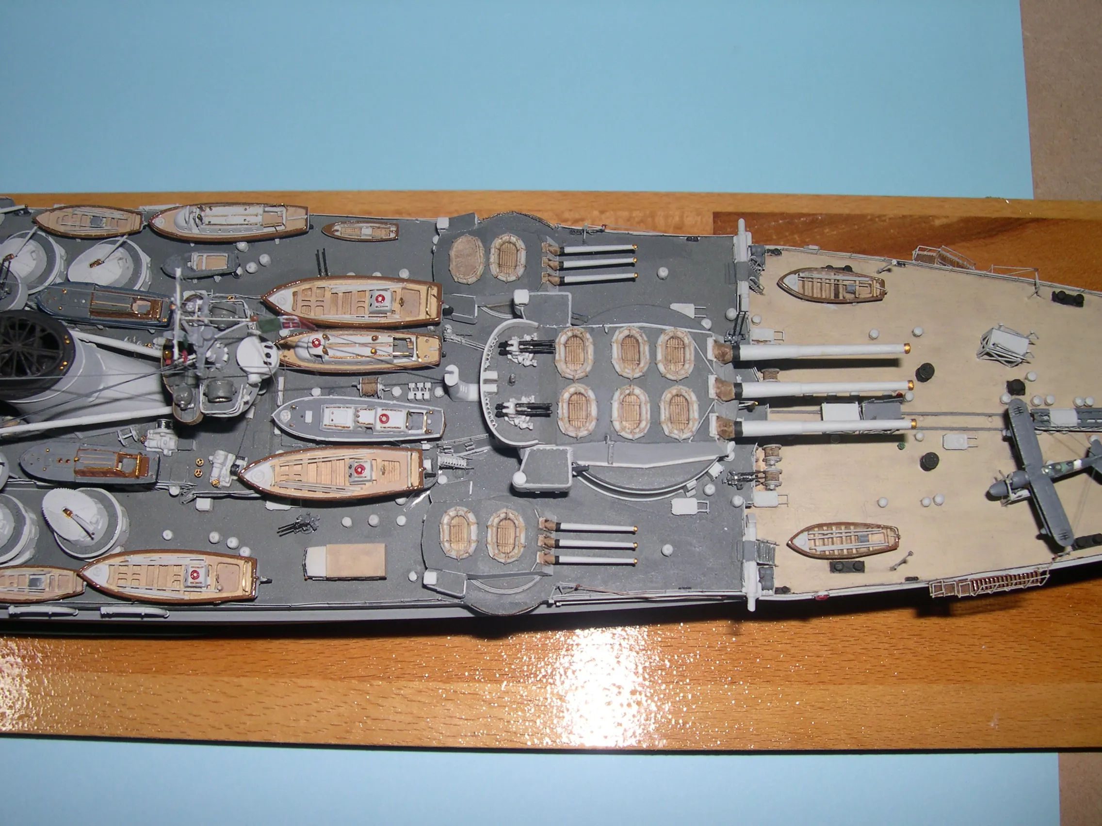 Модель корабля линкор R.N. Roma - Верфь на Столе