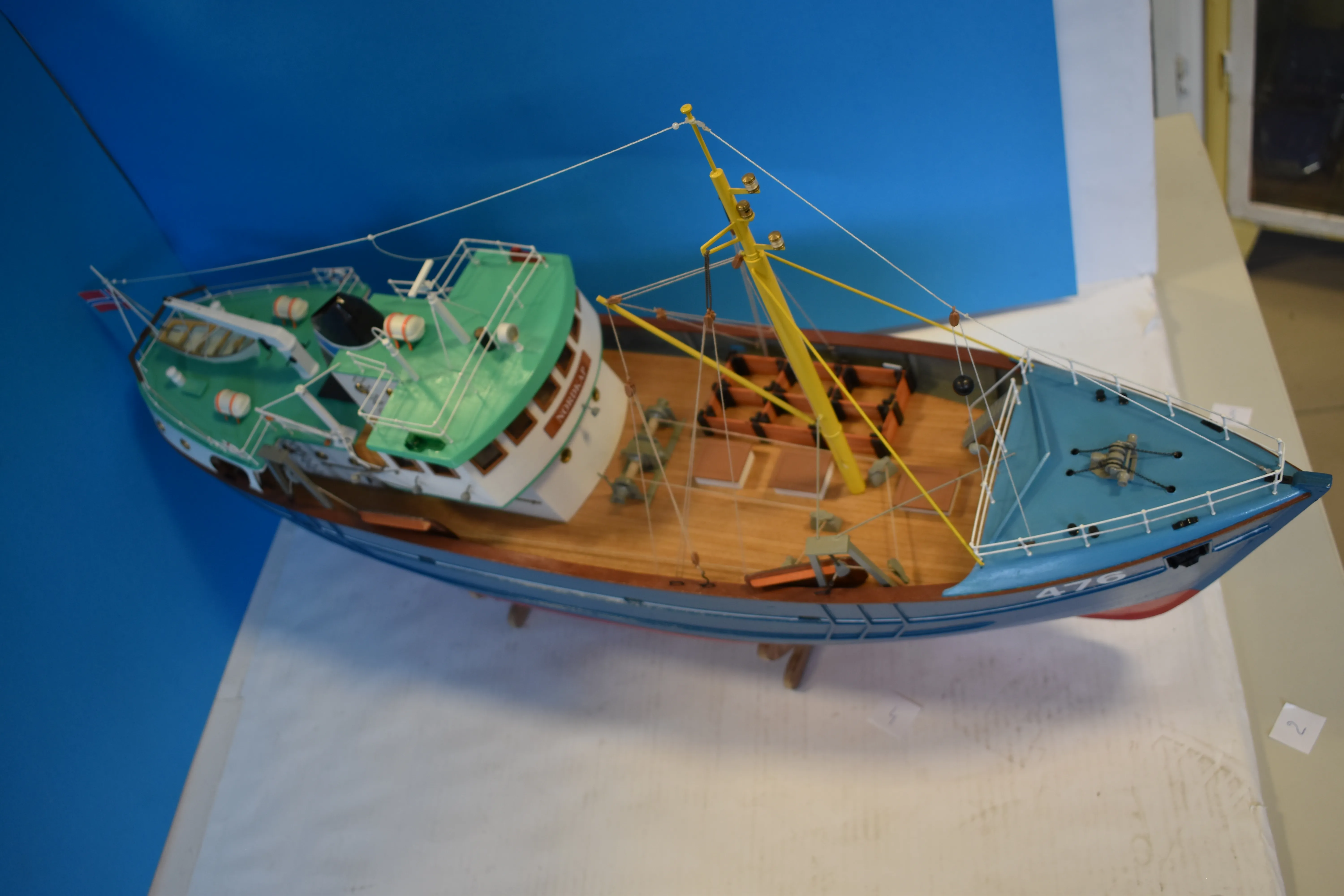 Модель корабля рыболовное судно "Nordkap 476" - Верфь на Столе