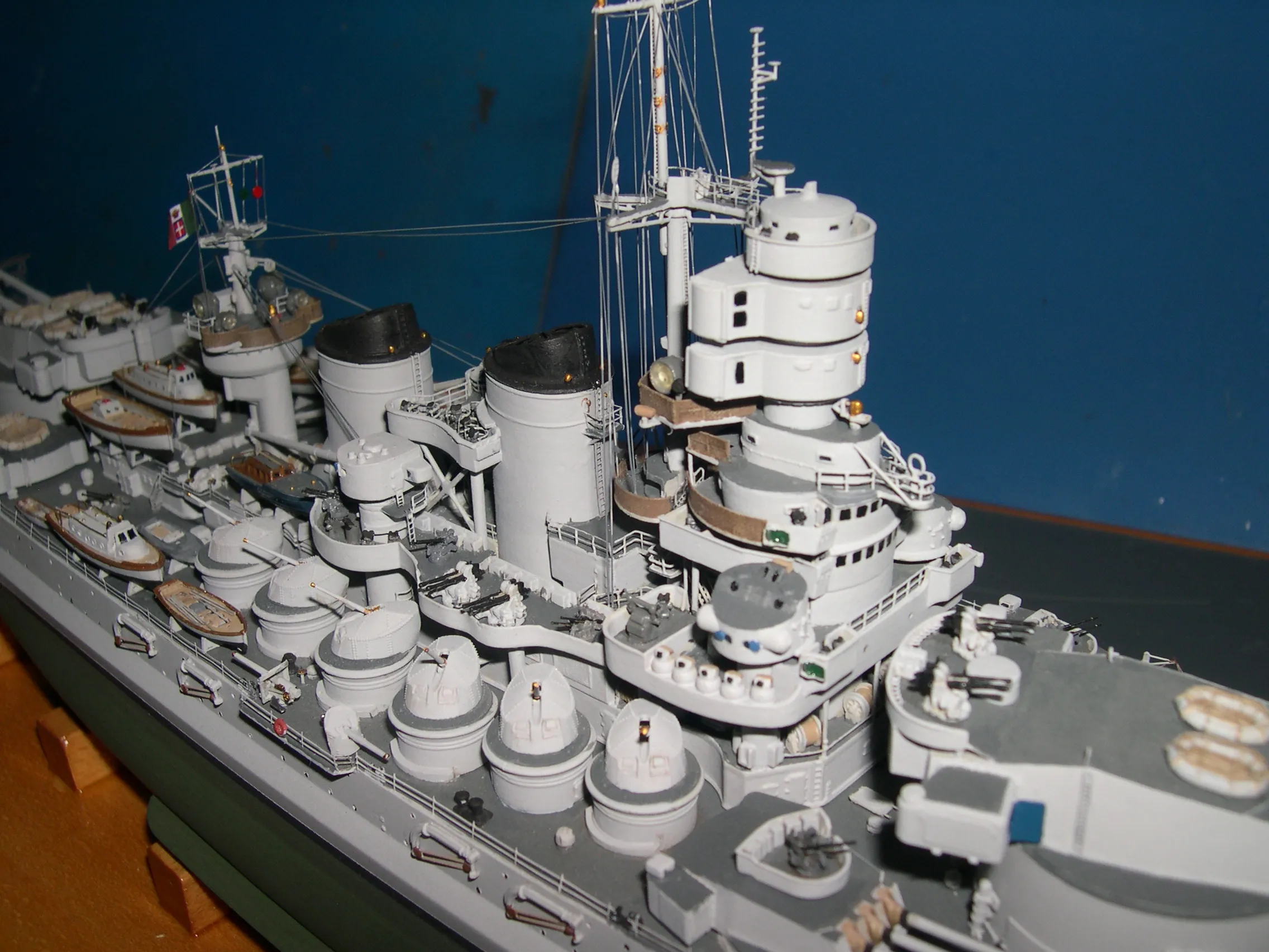 Модель корабля линкор R.N. Roma - Верфь на Столе