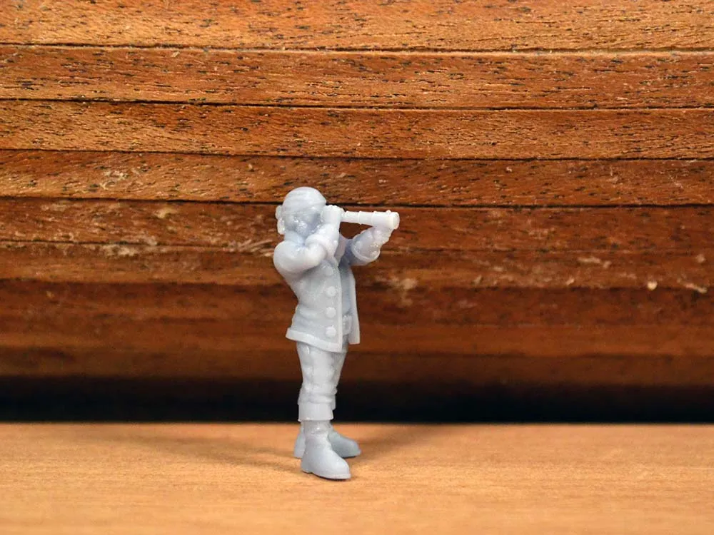 Фигурка "Капитан с подзорной трубой", 25 мм