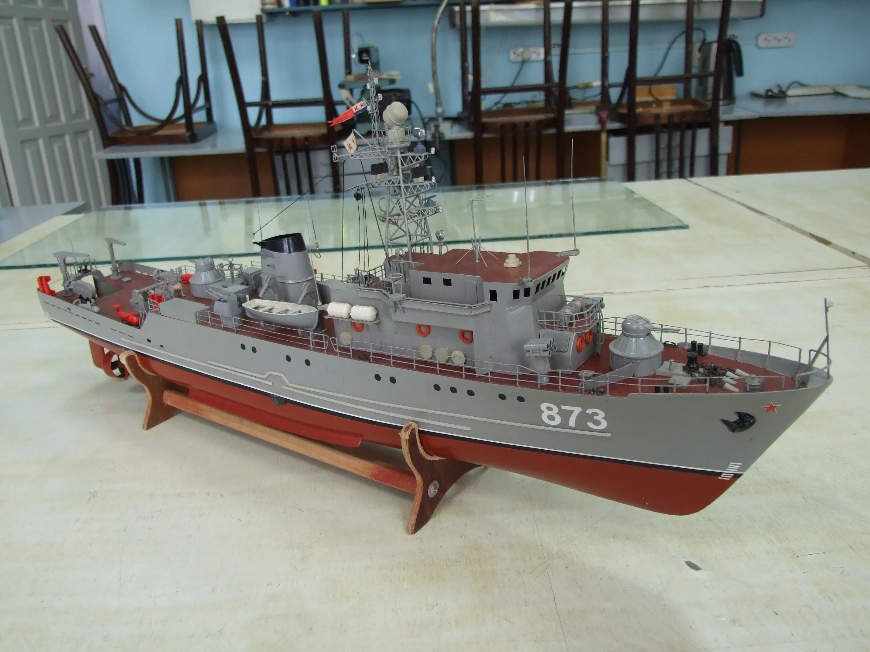 Модель корабля Морской тральщик «Аквамарин» - Верфь на Столе