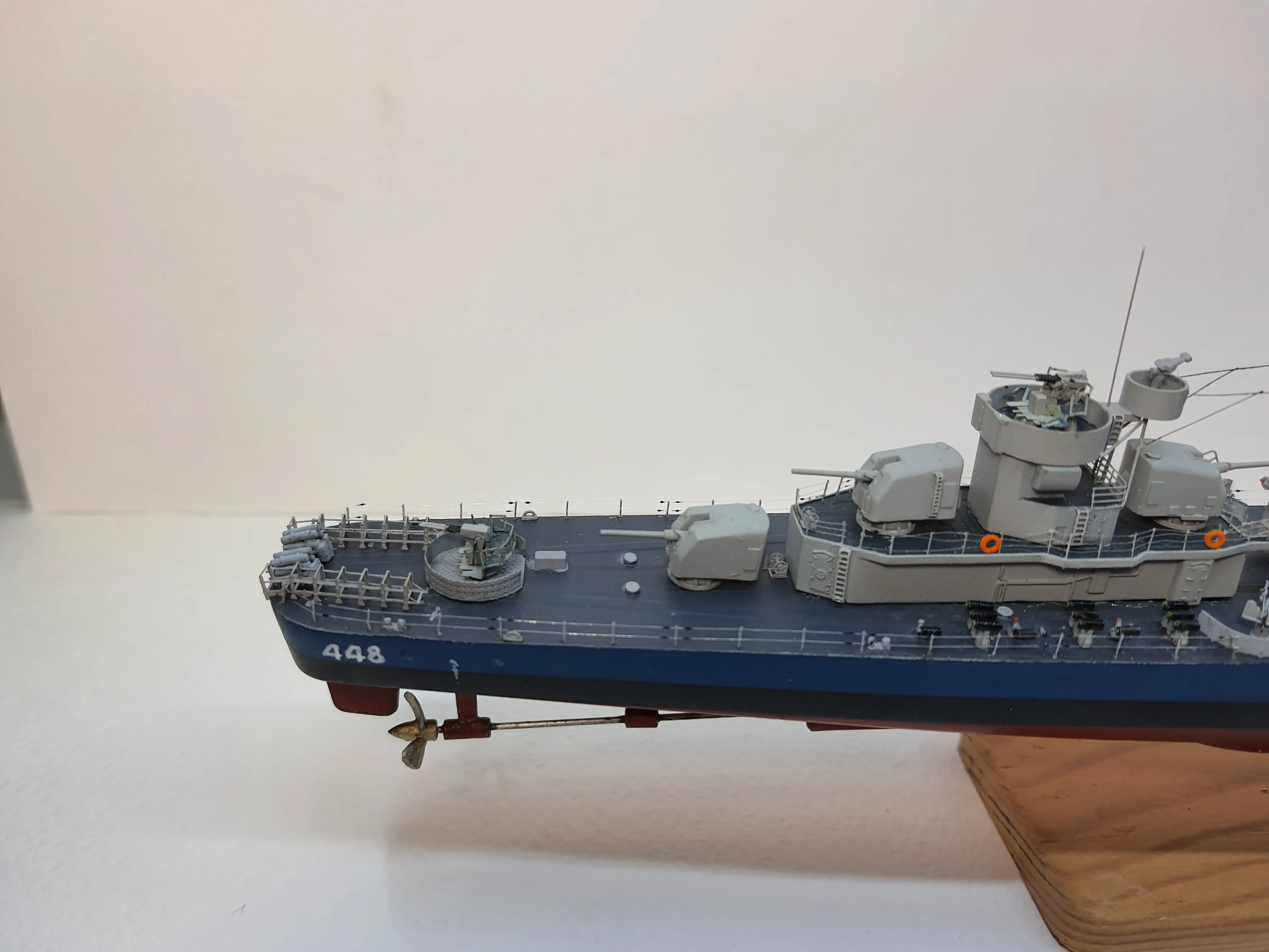 Модель корабля USS La Vallette (DD-448) - Верфь на Столе