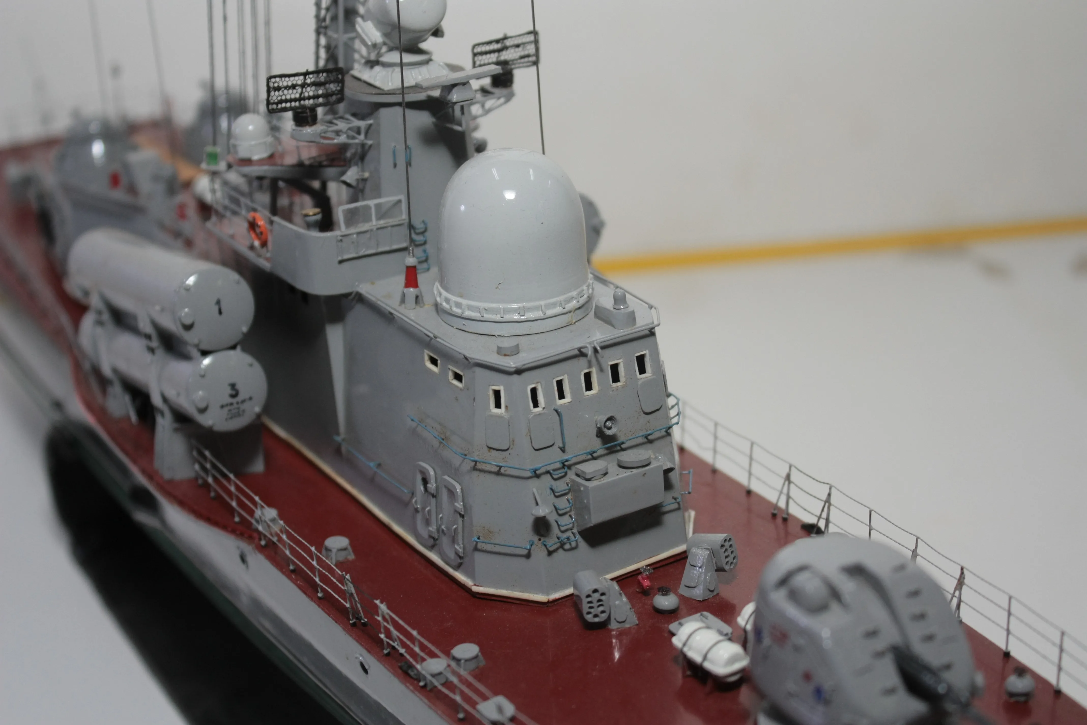 Модель корабля Большой ракетный катер "МОЛНИЯ" пр.1241.1 - Верфь на Столе