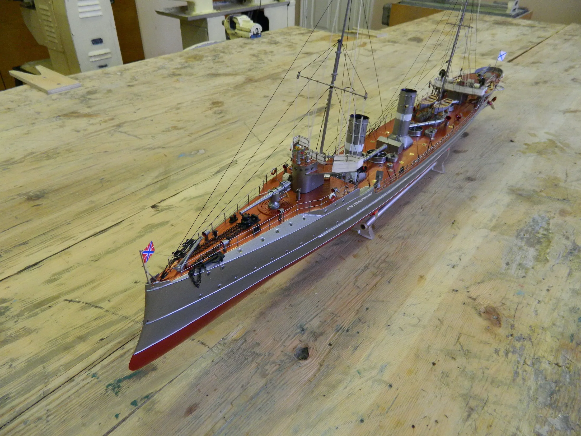 Модель корабля Эсминец «Пограничник» - Верфь на Столе