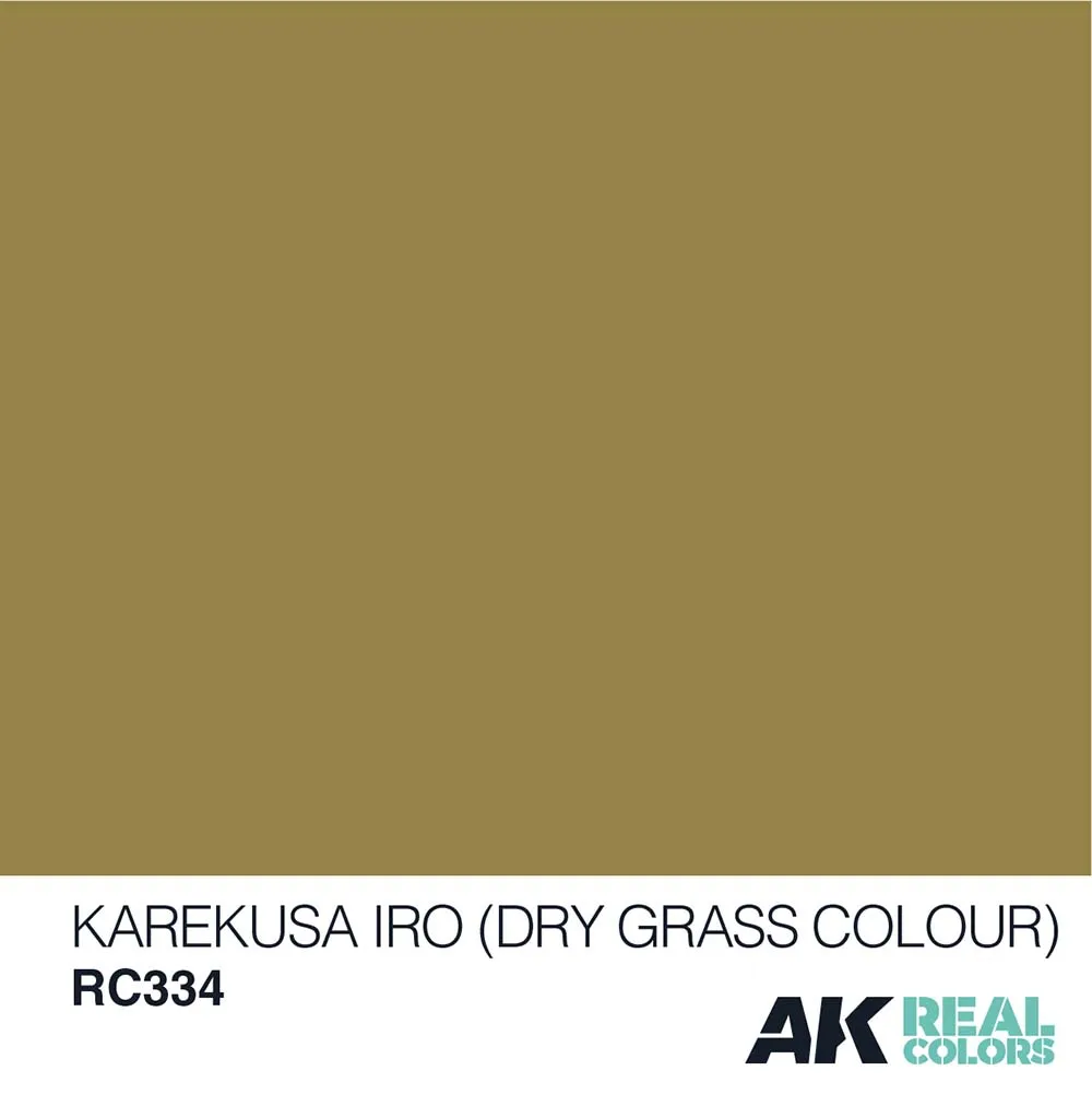 Краска AK Interactive, акриловая  Karekusa Iro (Dry Grass Colour) / Сухая трава, 10 мл