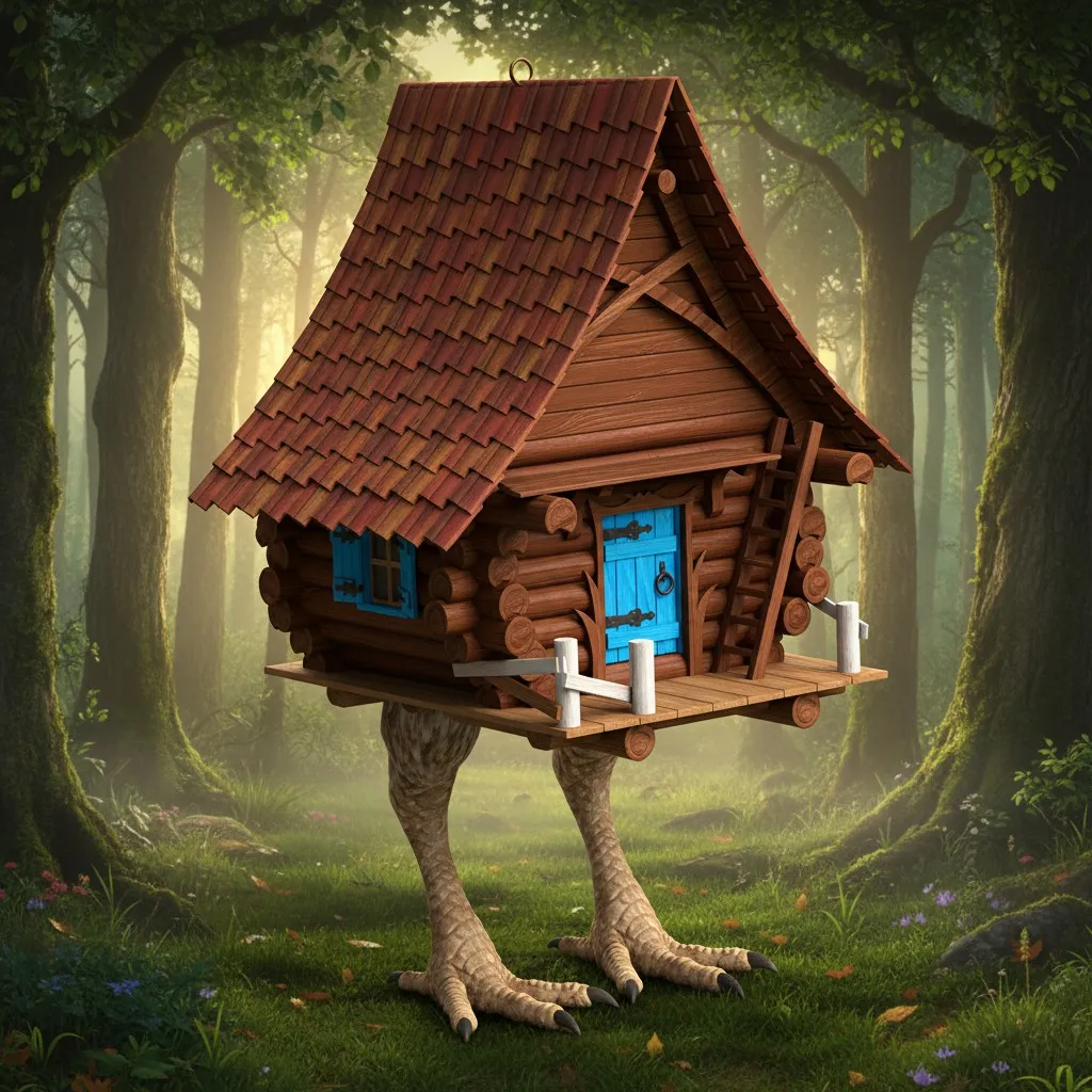 Ёлочная игрушка Избушка на курьих ножках, 140 деталей Ёлочная игрушка Избушка на курьих ножках, 140 деталей