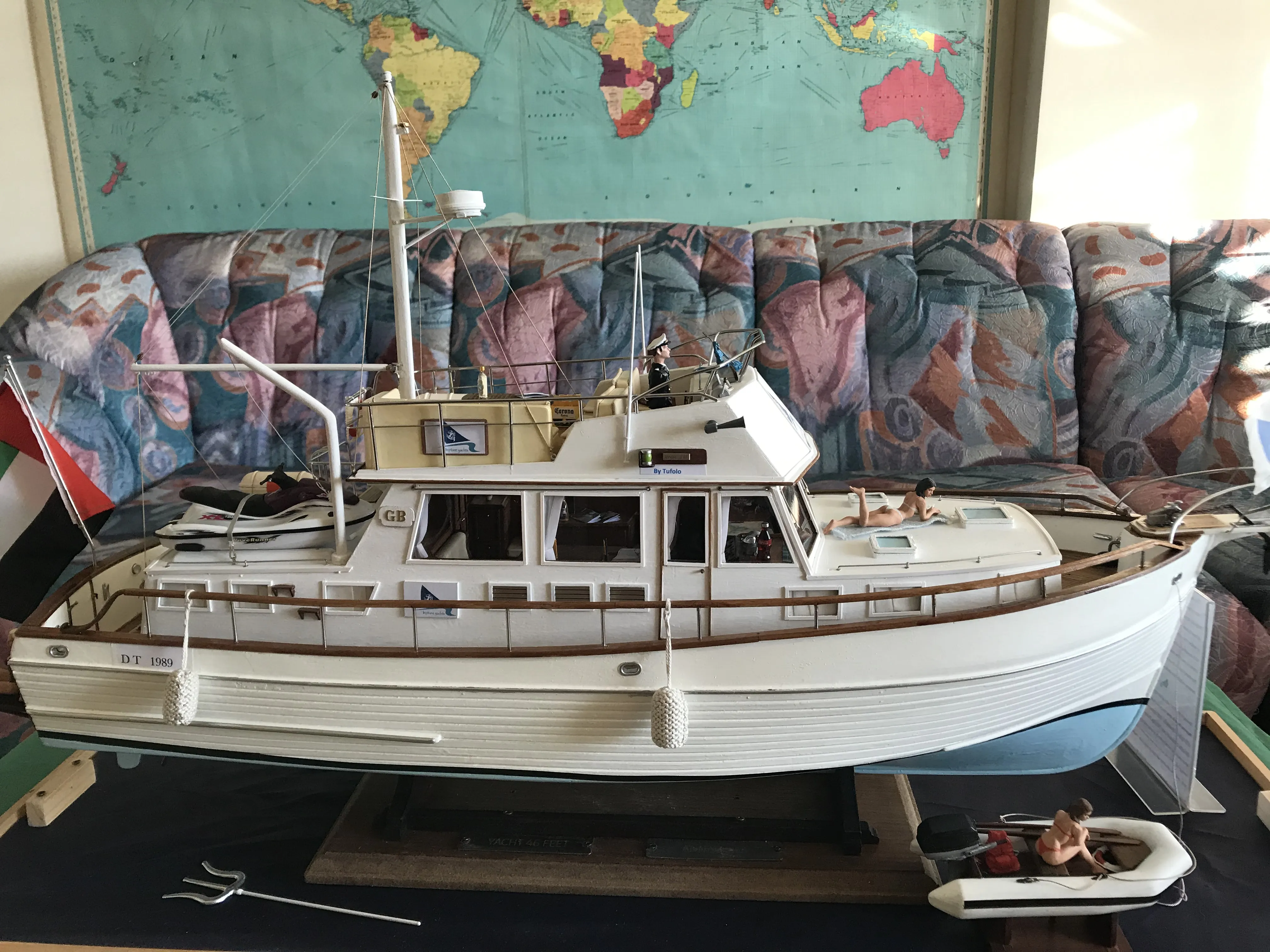 Модель корабля YACHT 46 FEETS “ANNARELLA” - Верфь на Столе