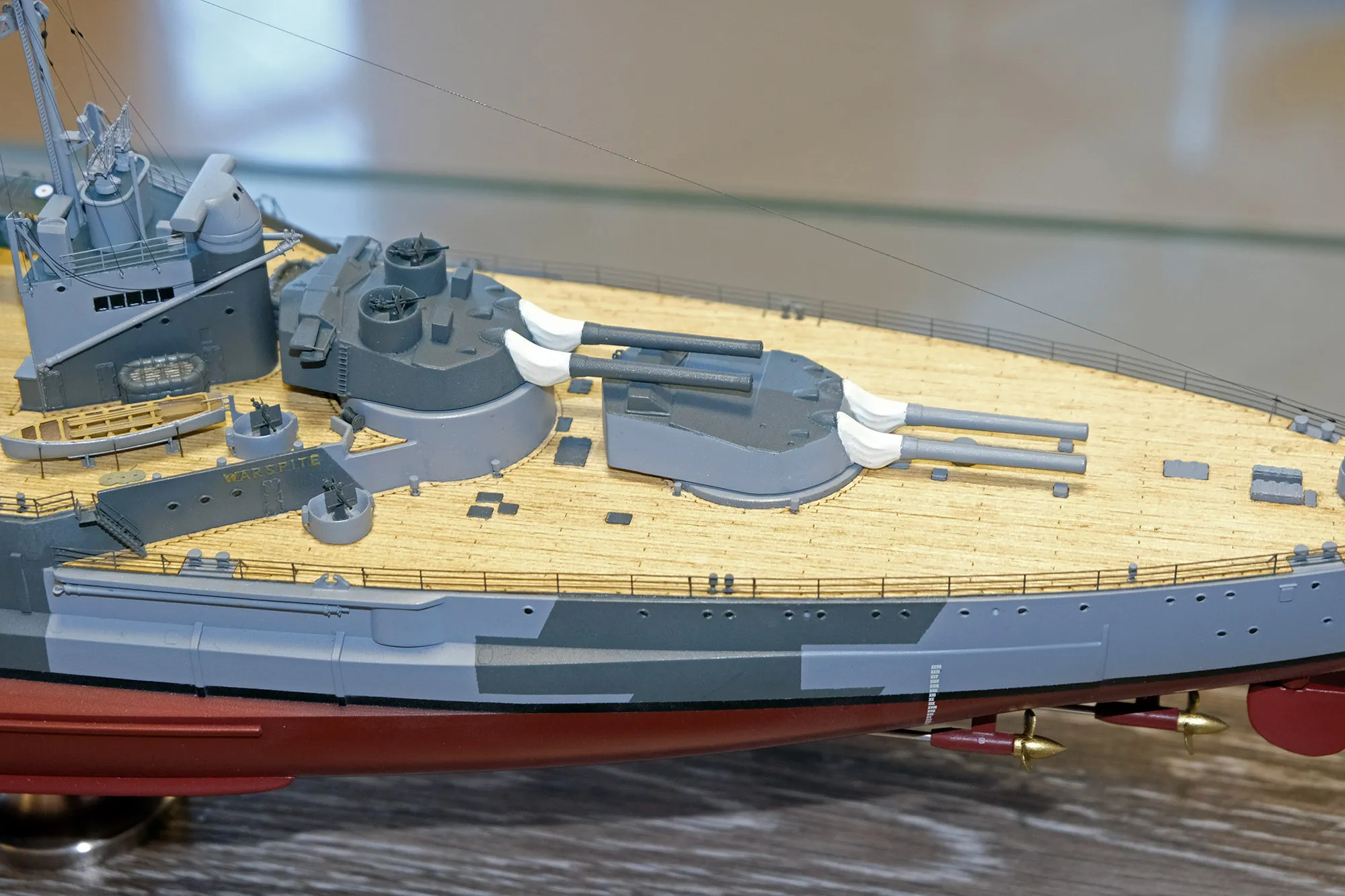 Модель корабля Британский линкор "Warspite" - Верфь на Столе