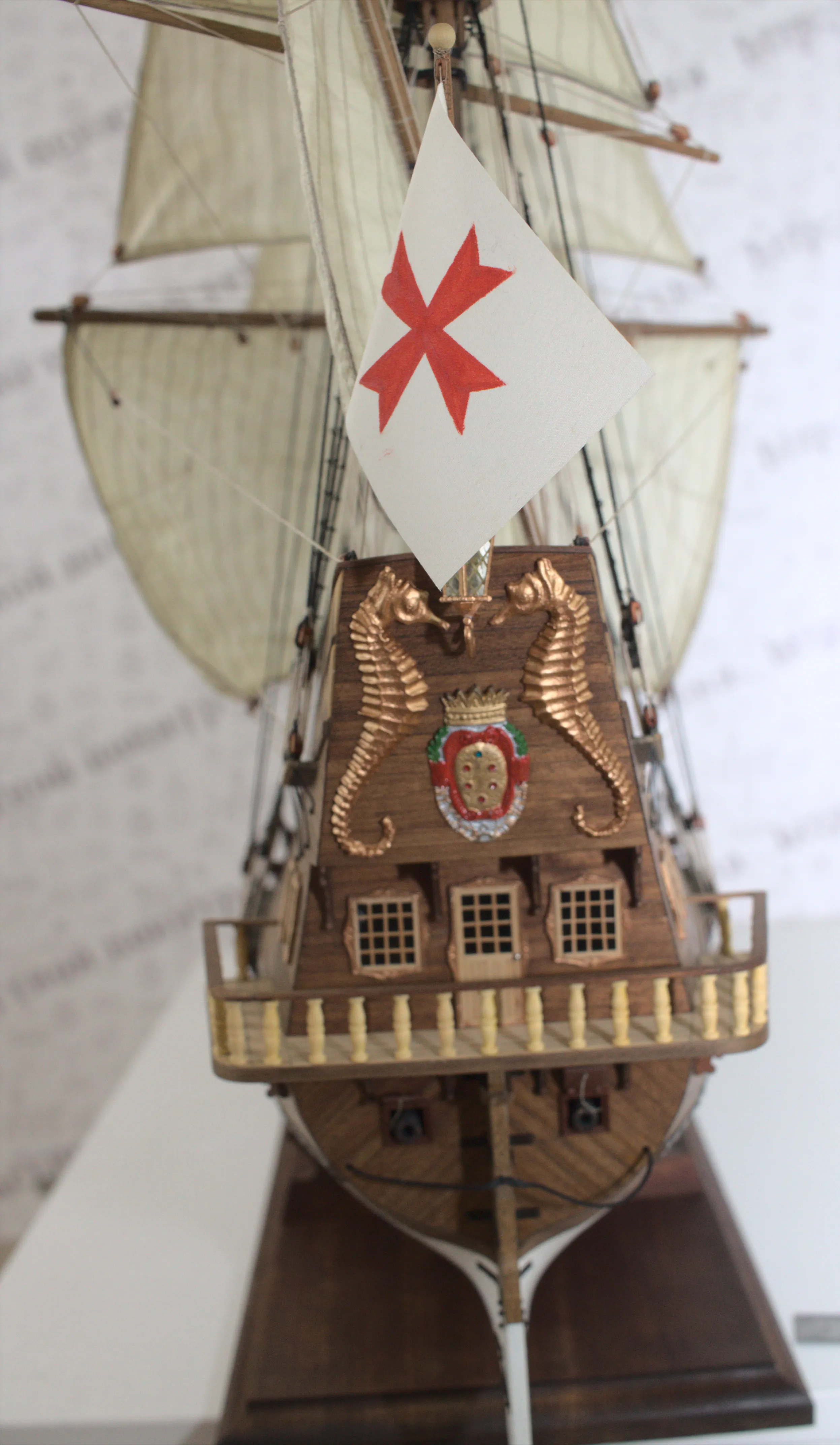 Модель корабля Галеон “Сан Джованни Батиста” конец XVI – начало XVII века. - Верфь на Столе