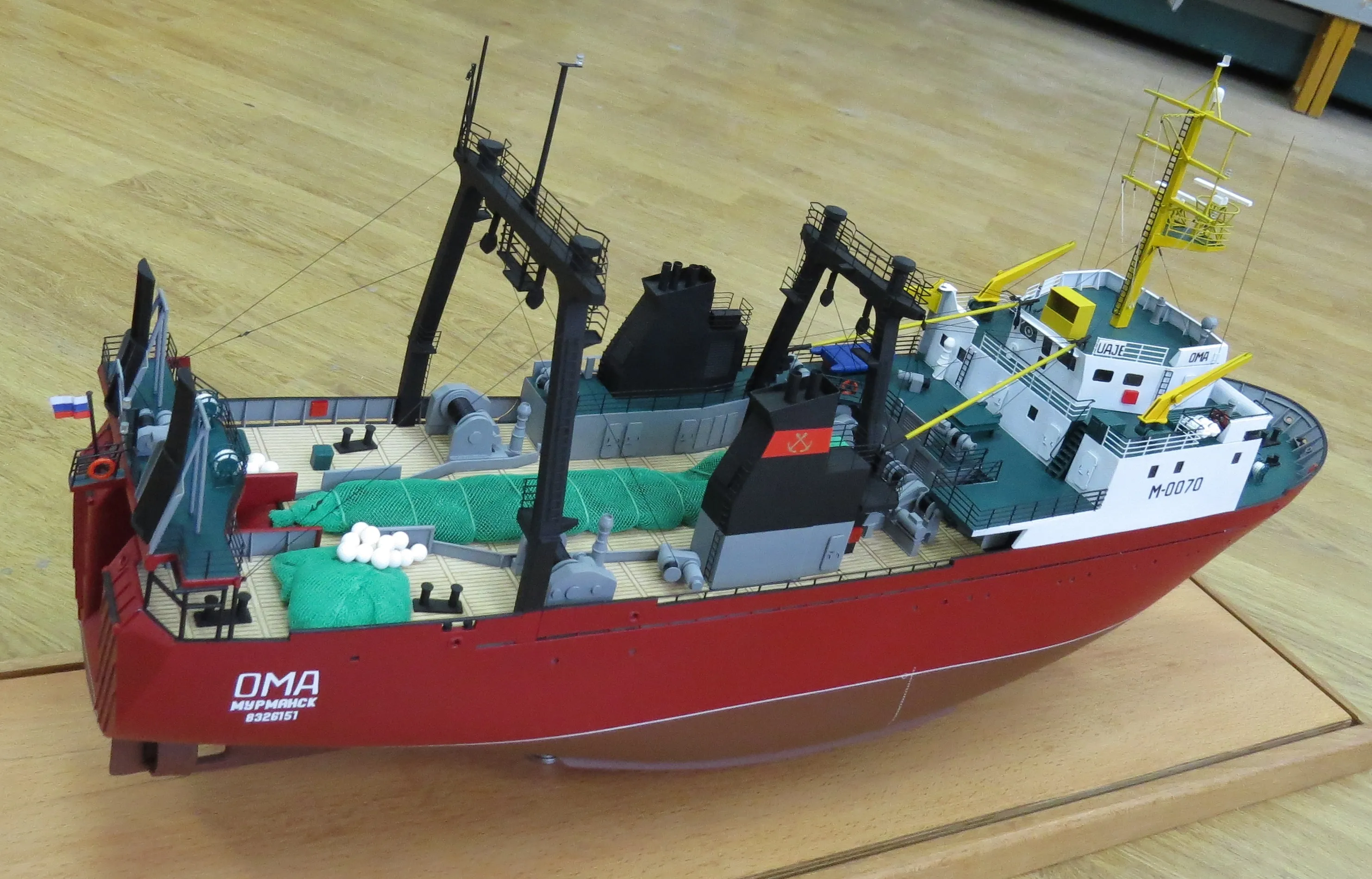 Модель корабля Рыболовный траулер «Ома»  - Верфь на Столе