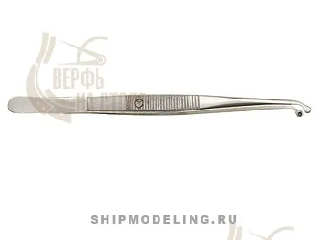 Закругленный пинцет с защёлкой Закругленный пинцет с защёлкой